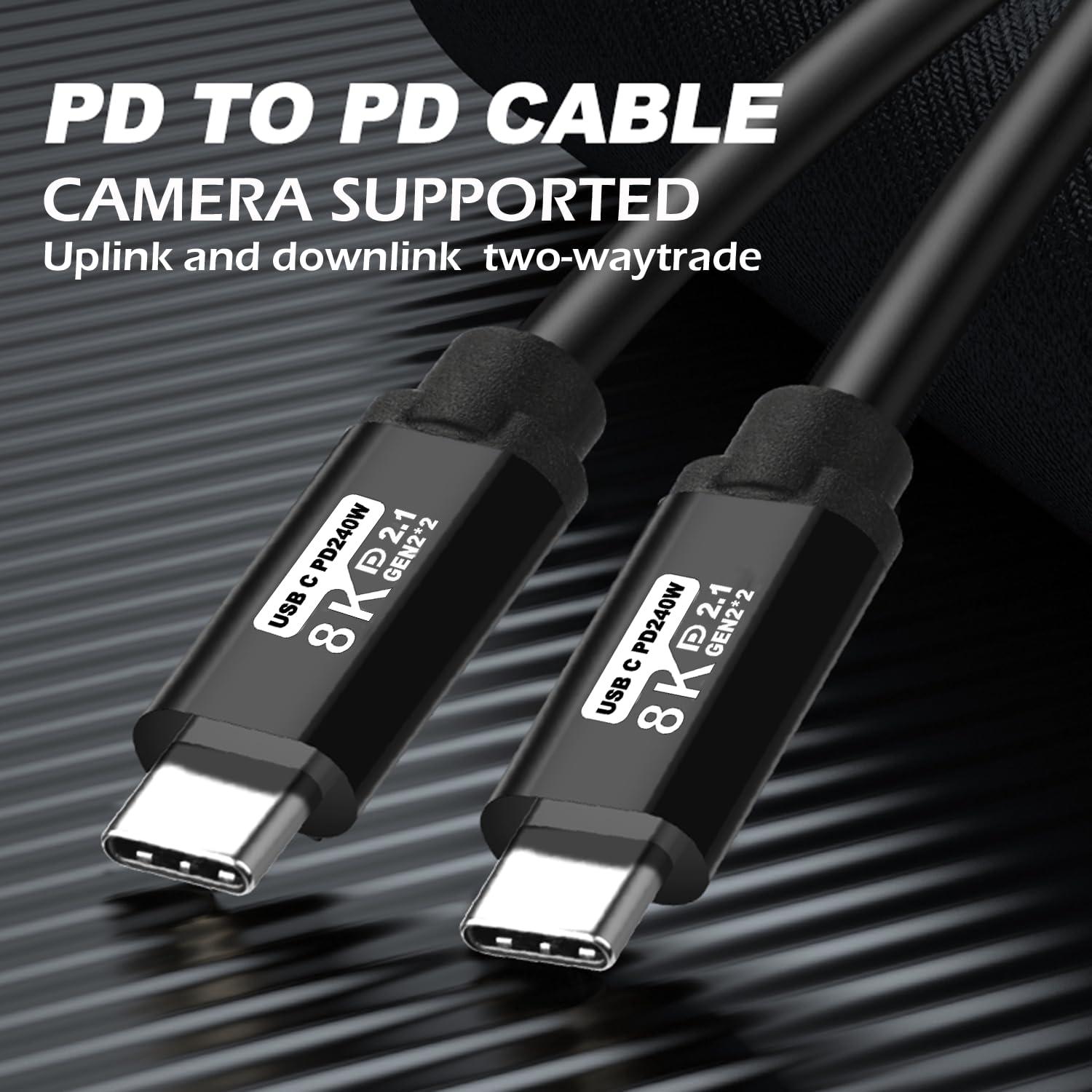 Cable USB C a C 12.19M 8K 60Hz 240W LJ