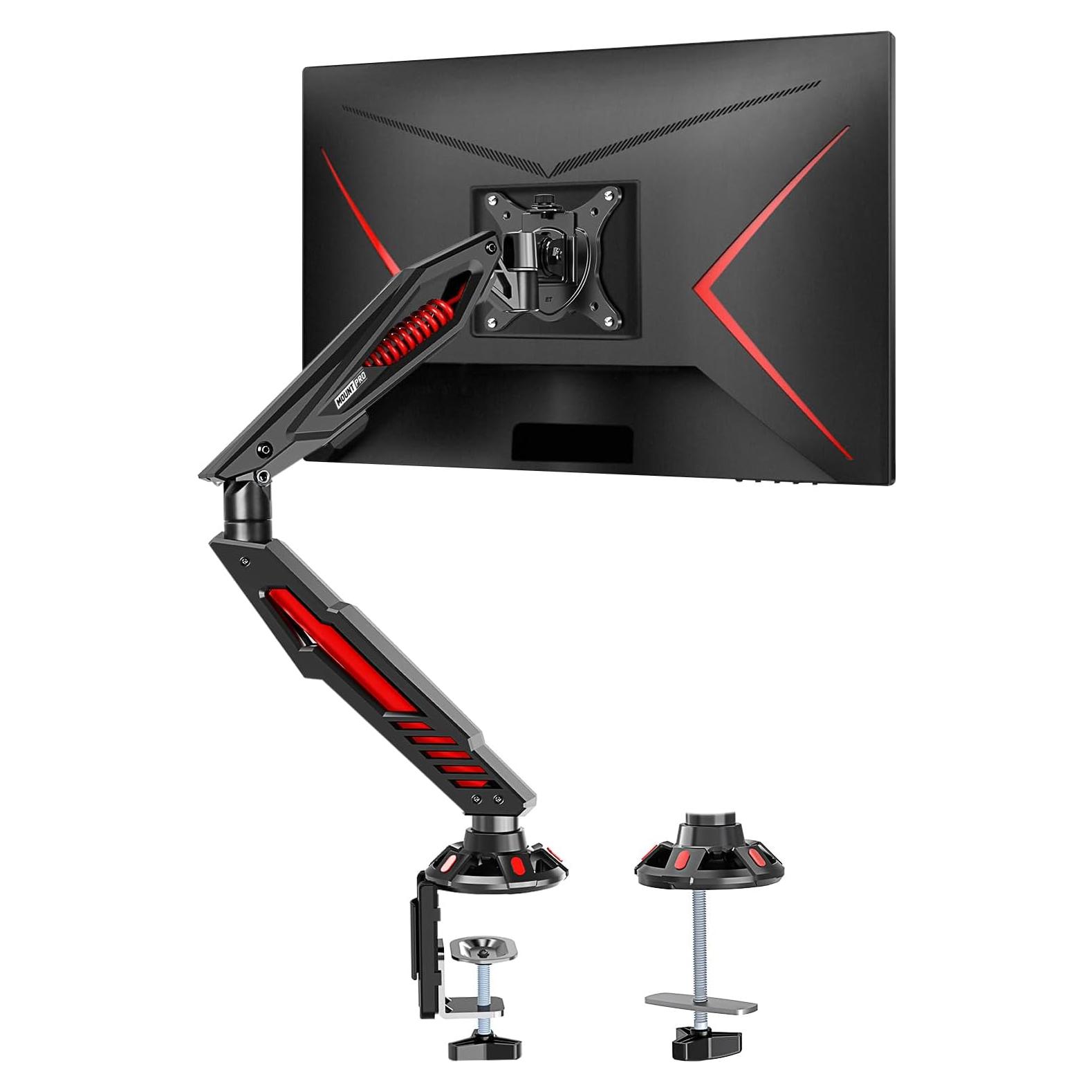 Soporte de Monitor MOUNT PRO PR1007 Ajustable 32" Rojo
