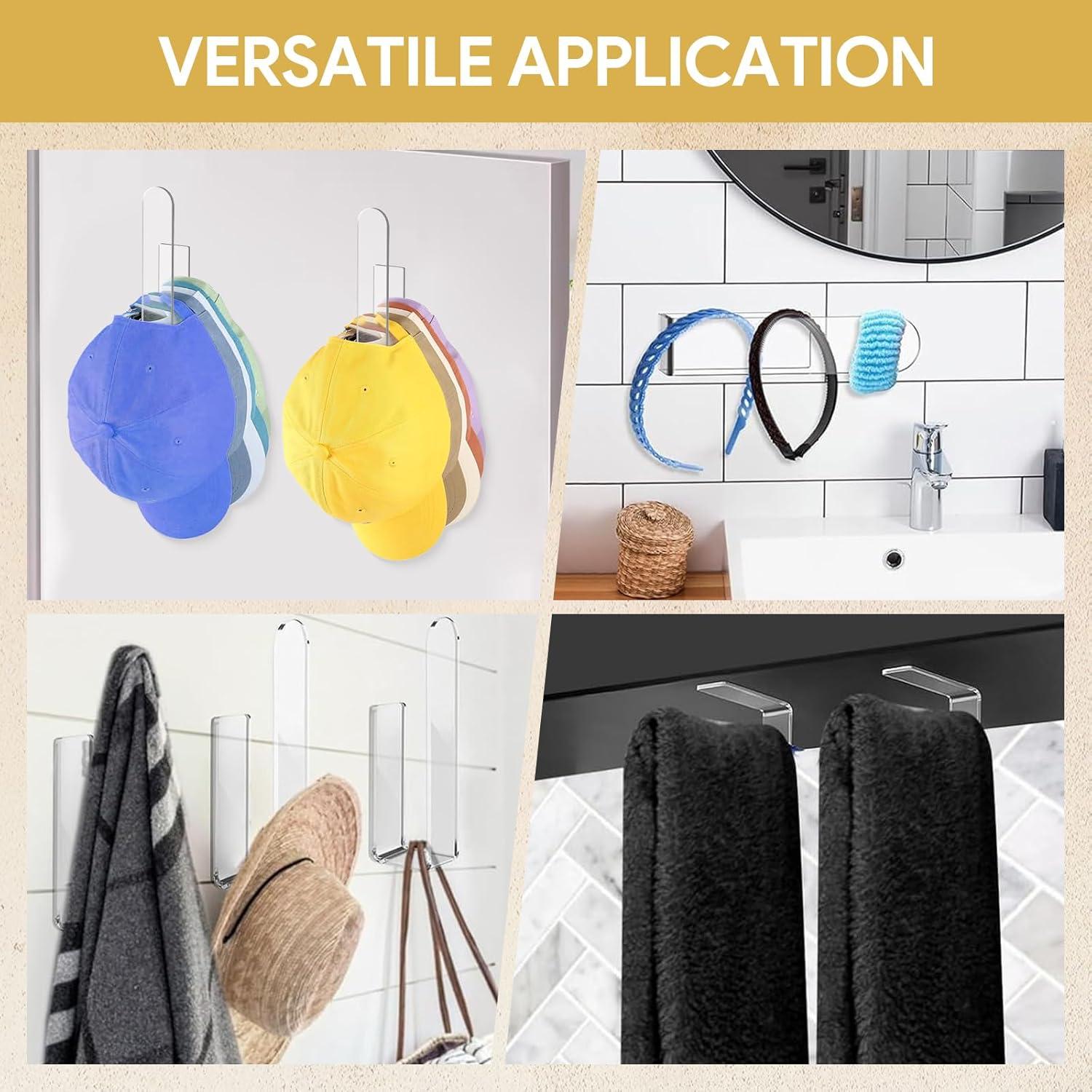 Soporte para Gorras de Béisbol Taimimy 2 Pcs Acrílico Transparente