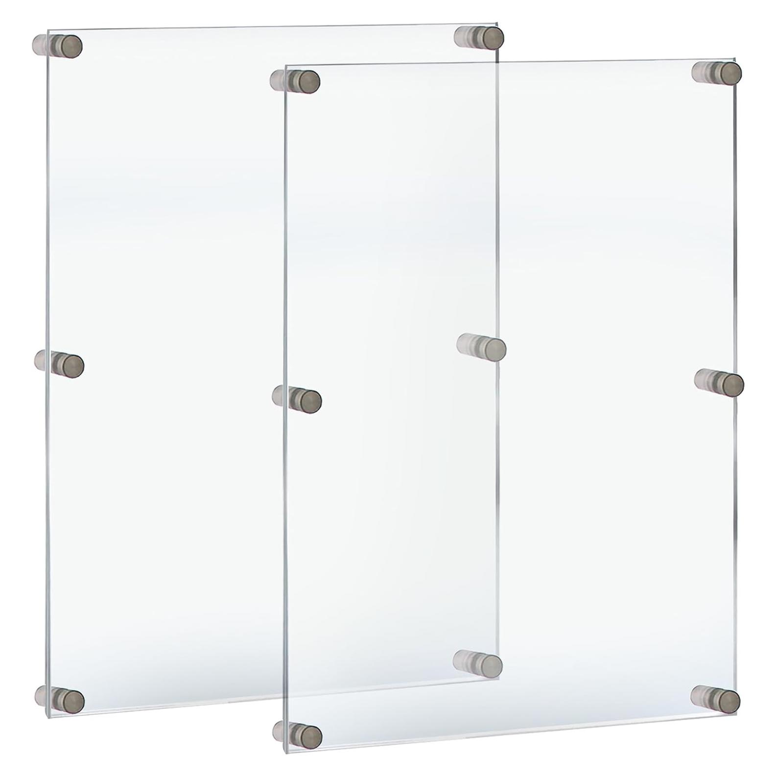 Marco Flotante de Acrílico Azar Displays 24x36 cm - Paquete de 2