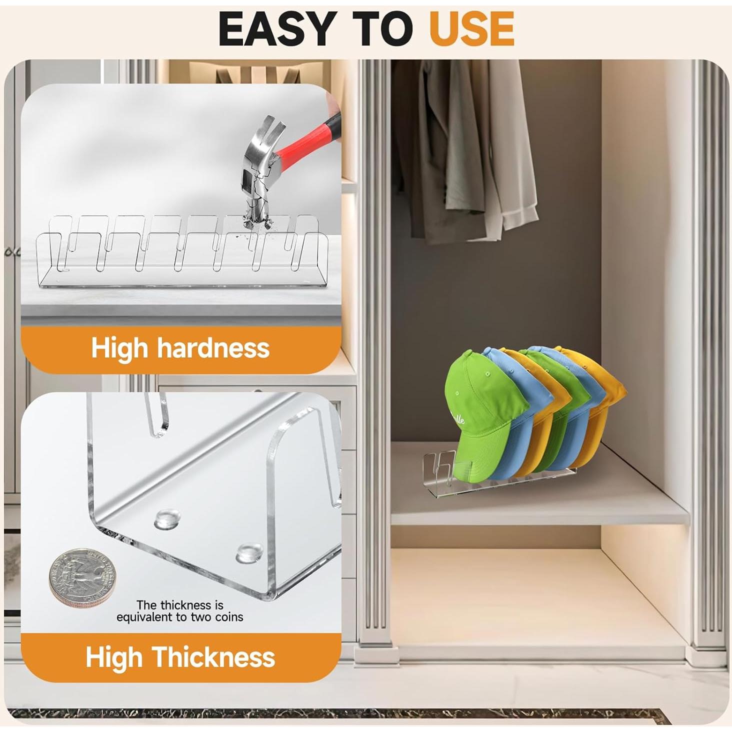 Organizador de Gorras Acrílico Hugro Tarfive 2-Pack 14 Gorras