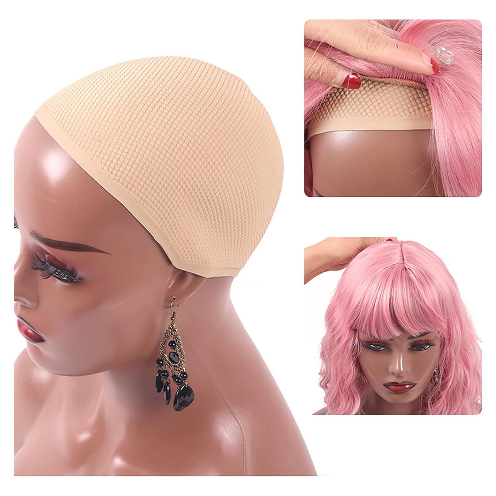 Tapa de Silicona Antideslizante Nunify para Pelucas - Beige