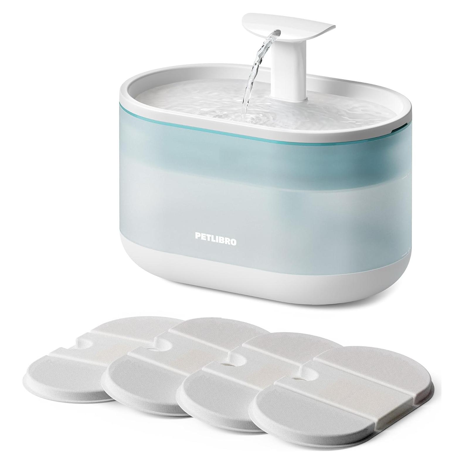 Fuente de Agua para Gatos PETLIBRO 2.1L Ultra Silenciosa