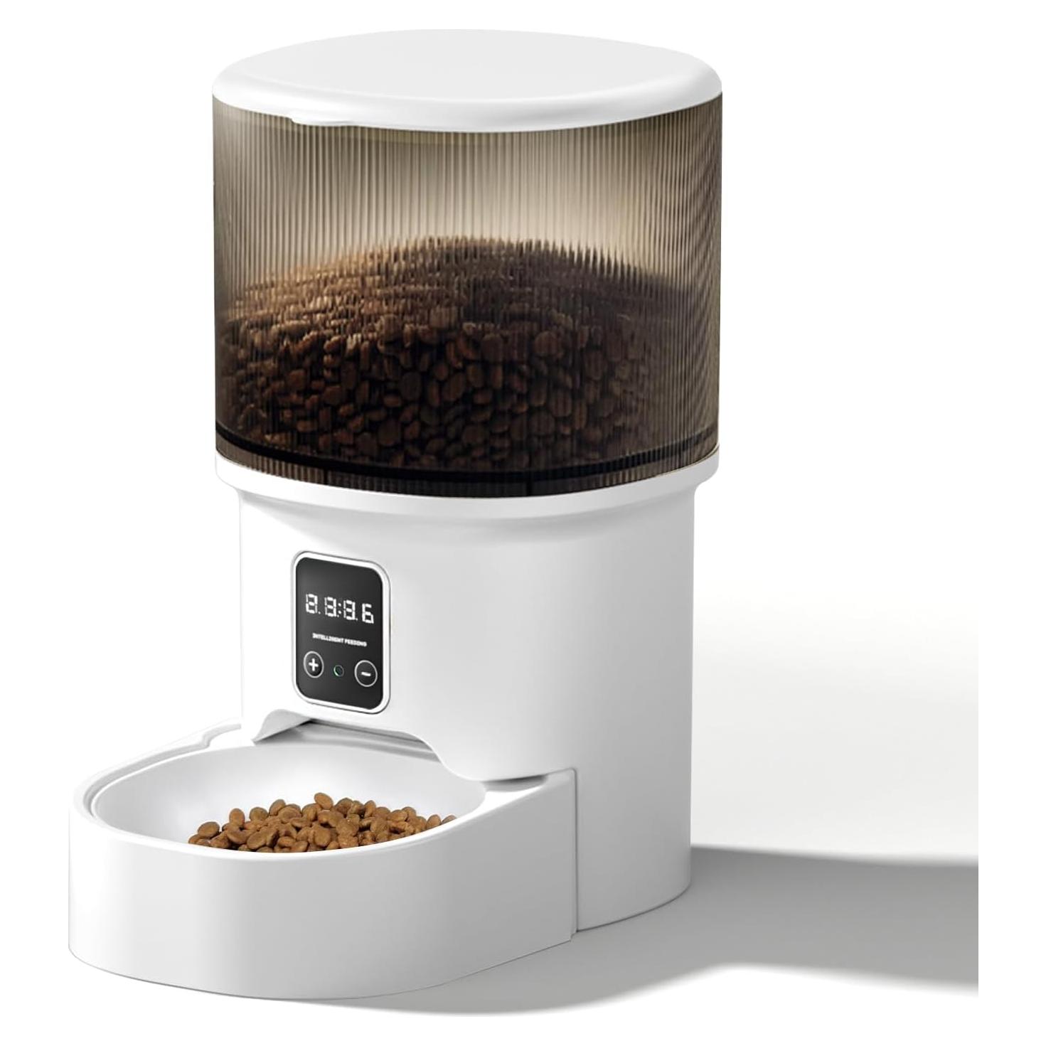 Comedero automático Darlipet 4L para gatos y perros, programable