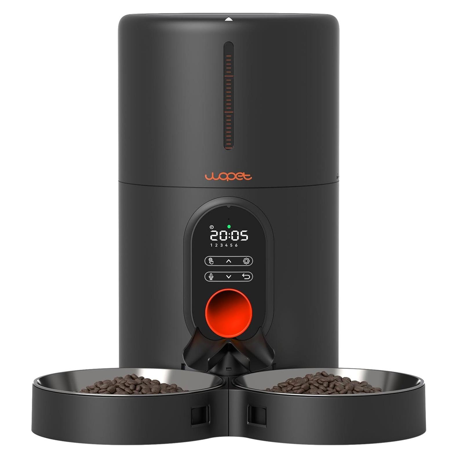 Comedero Automático WOPET para 2 Gatos - Programable 4L