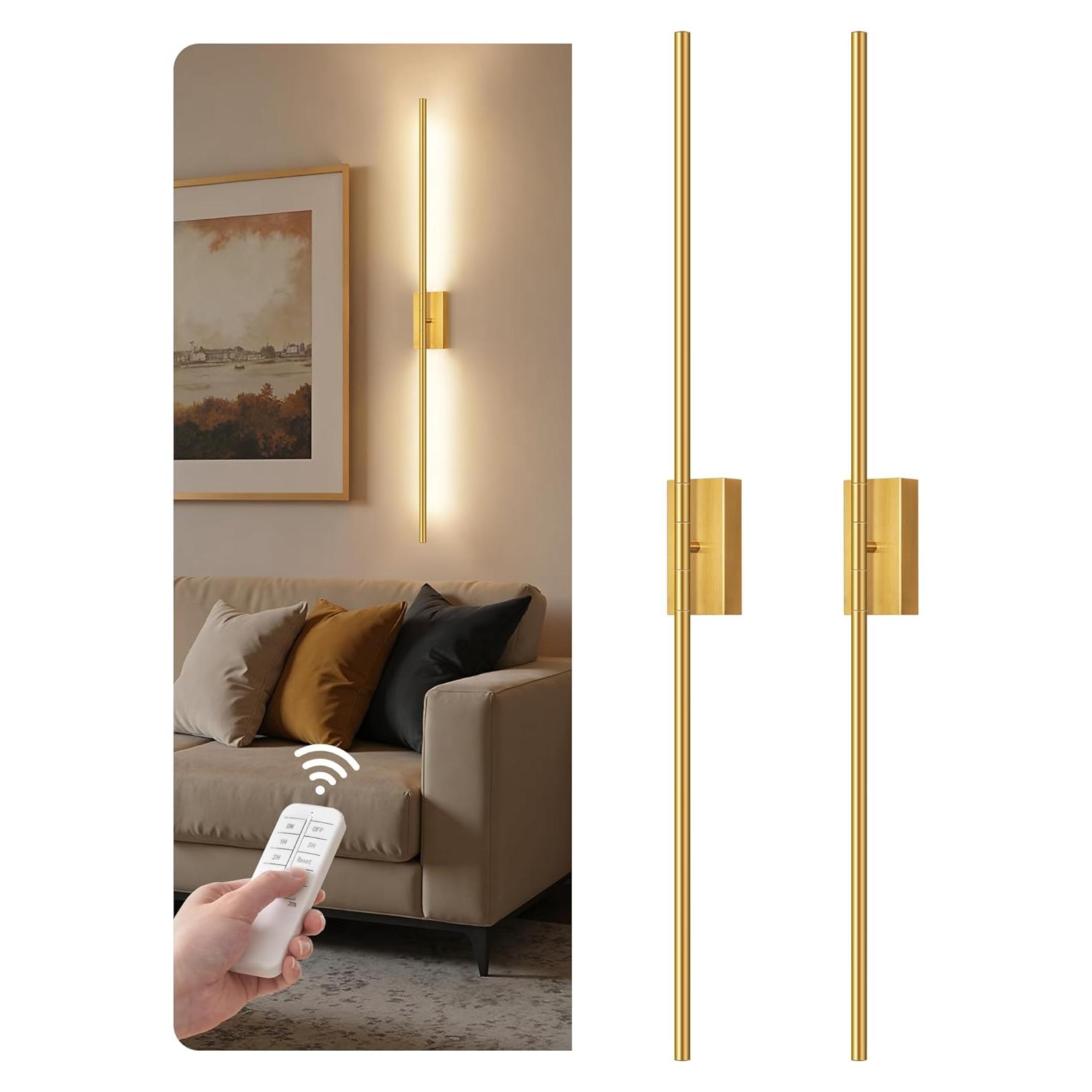 Apliques de Pared Inalámbricos GOEBLESON 10000mAh Set de 2