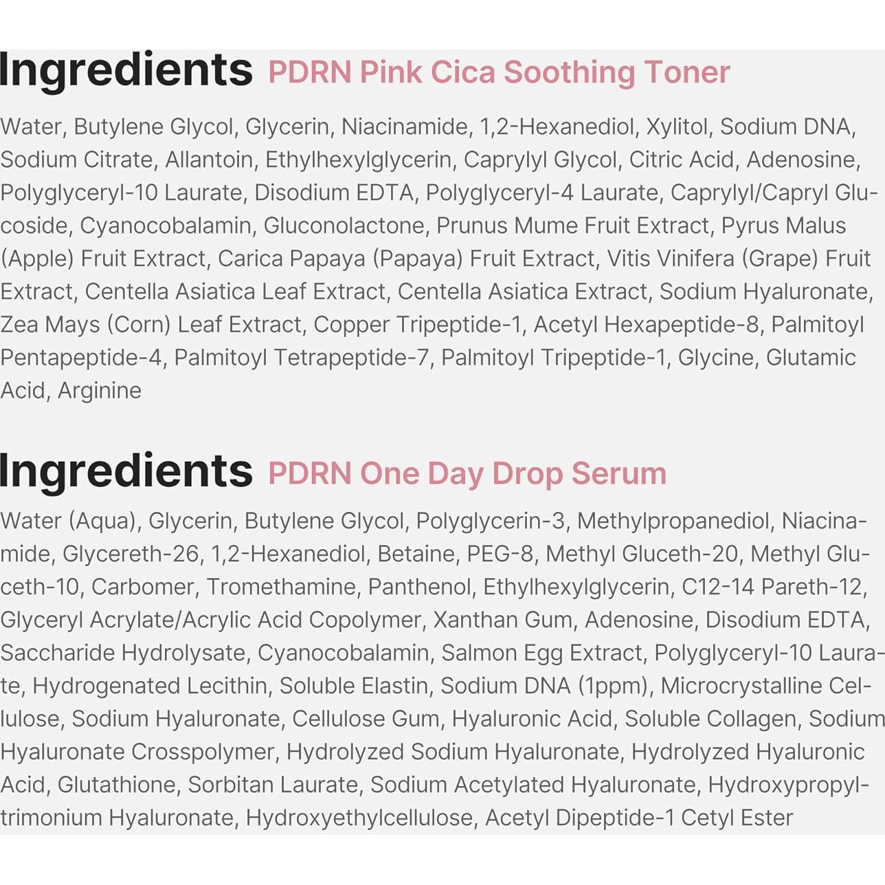 Kit de Cuidado de Piel PDRN Medicube - Tónico, Suero y Mascarilla