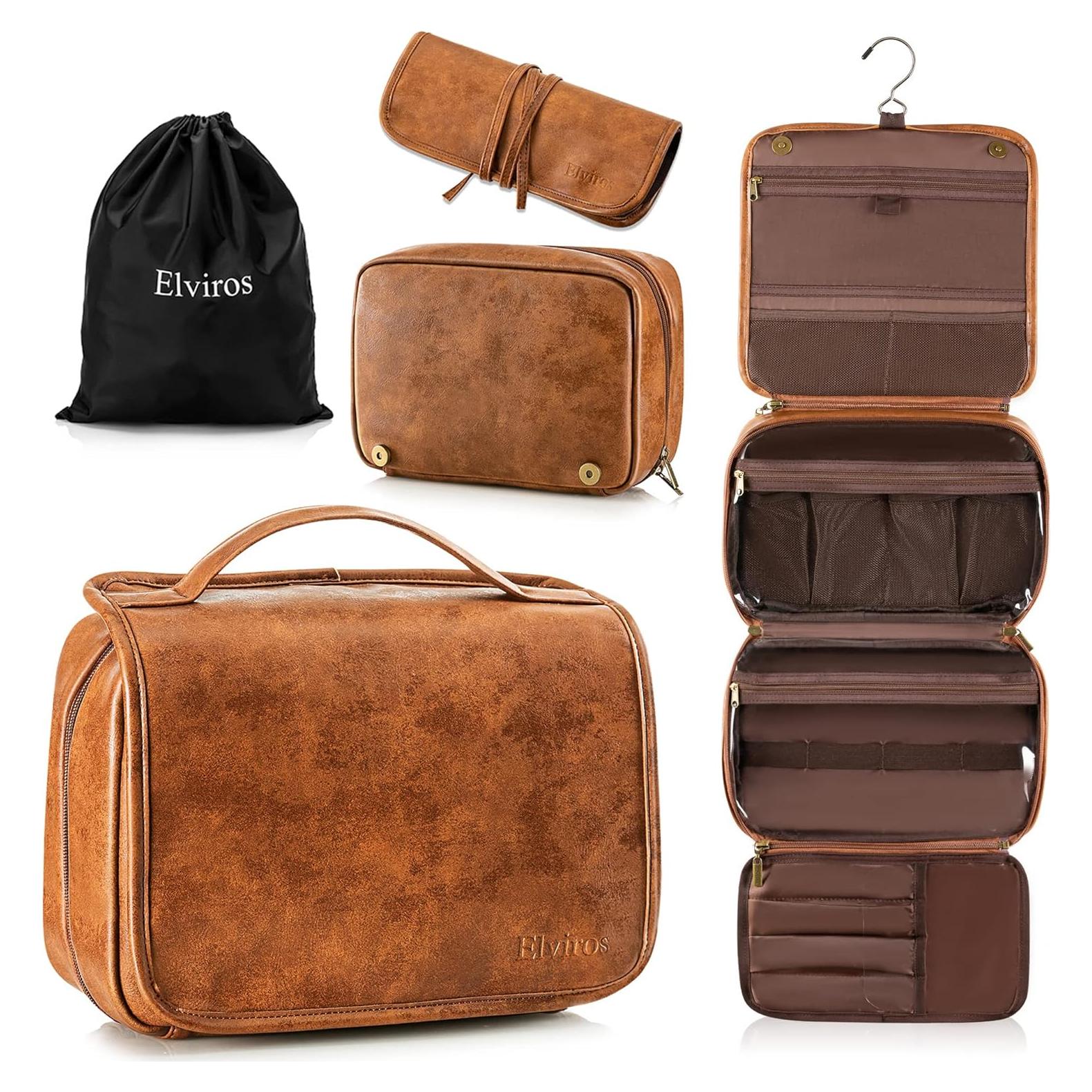 Bolsa de Aseo Colgante Elviros Grande Impermeable 3 en 1