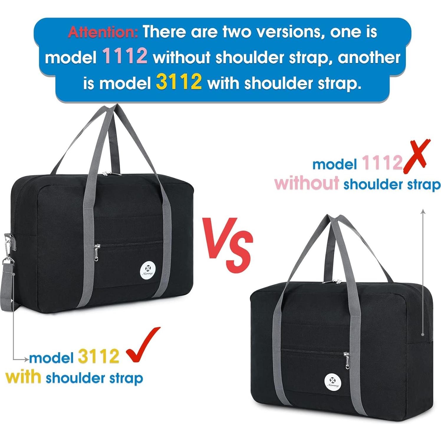 Bolsa de Viaje Plegable Narwey 45.72x35.56x20.32 cm Resistente