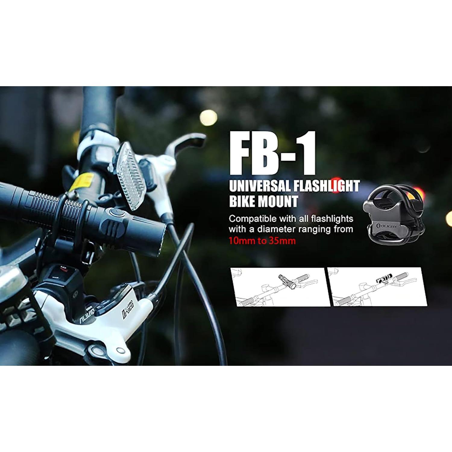 Soporte Universal para Linterna de Bicicleta OLIGHT FB-1