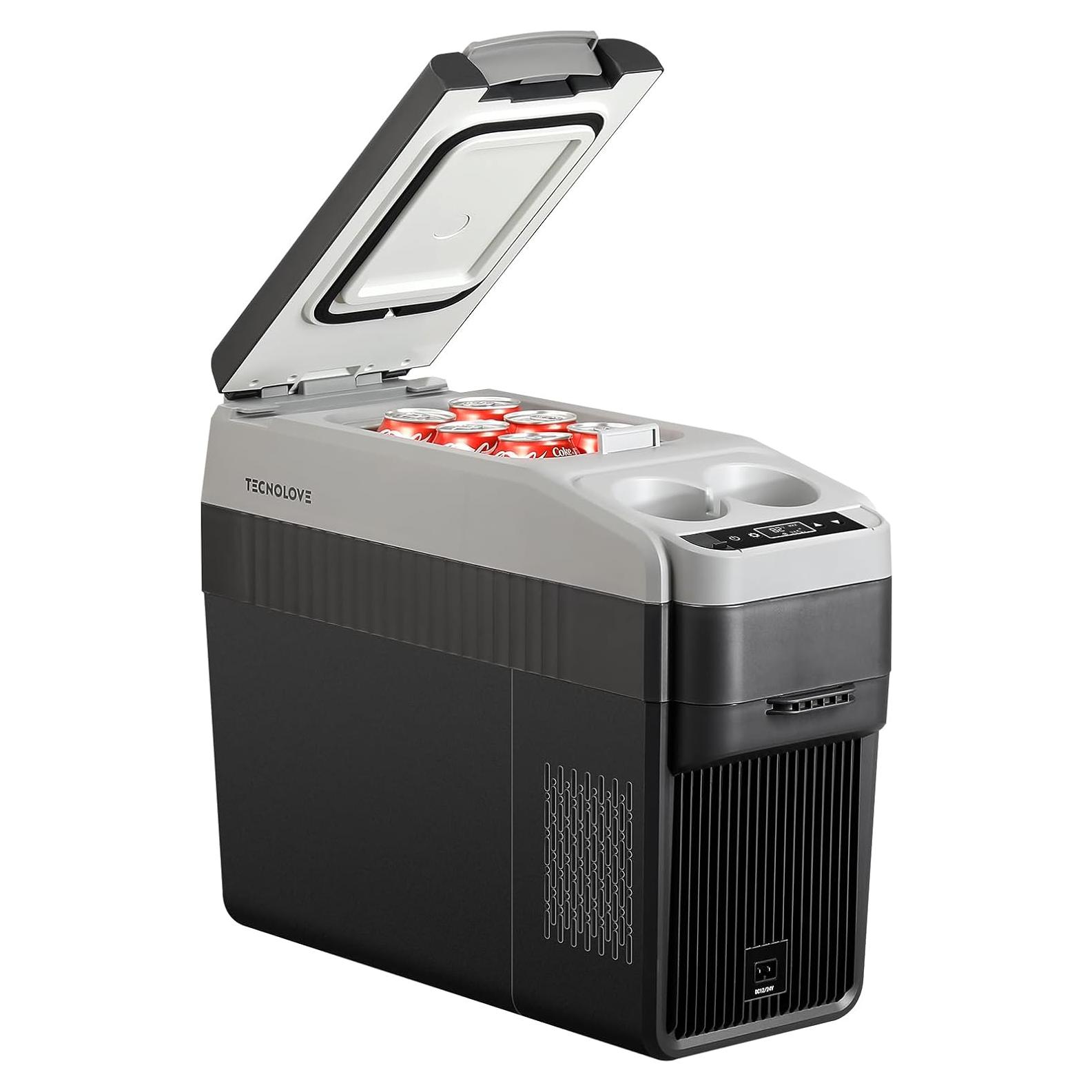 Nevera Portátil Eléctrica Tecnolove 18L 12V/110V para Coche