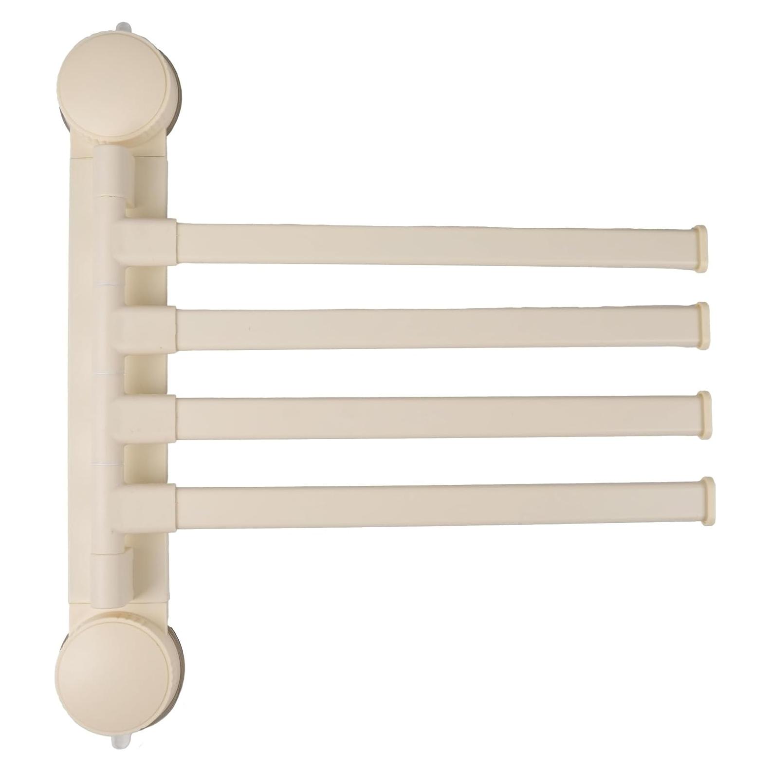 Soporte para Toallas FCWVP con Ventosa Plegable Blanco