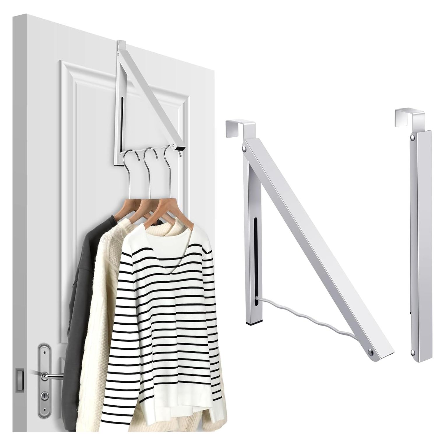 Organizador de Perchas Plegable Suzile - 2 Pcs Blanco