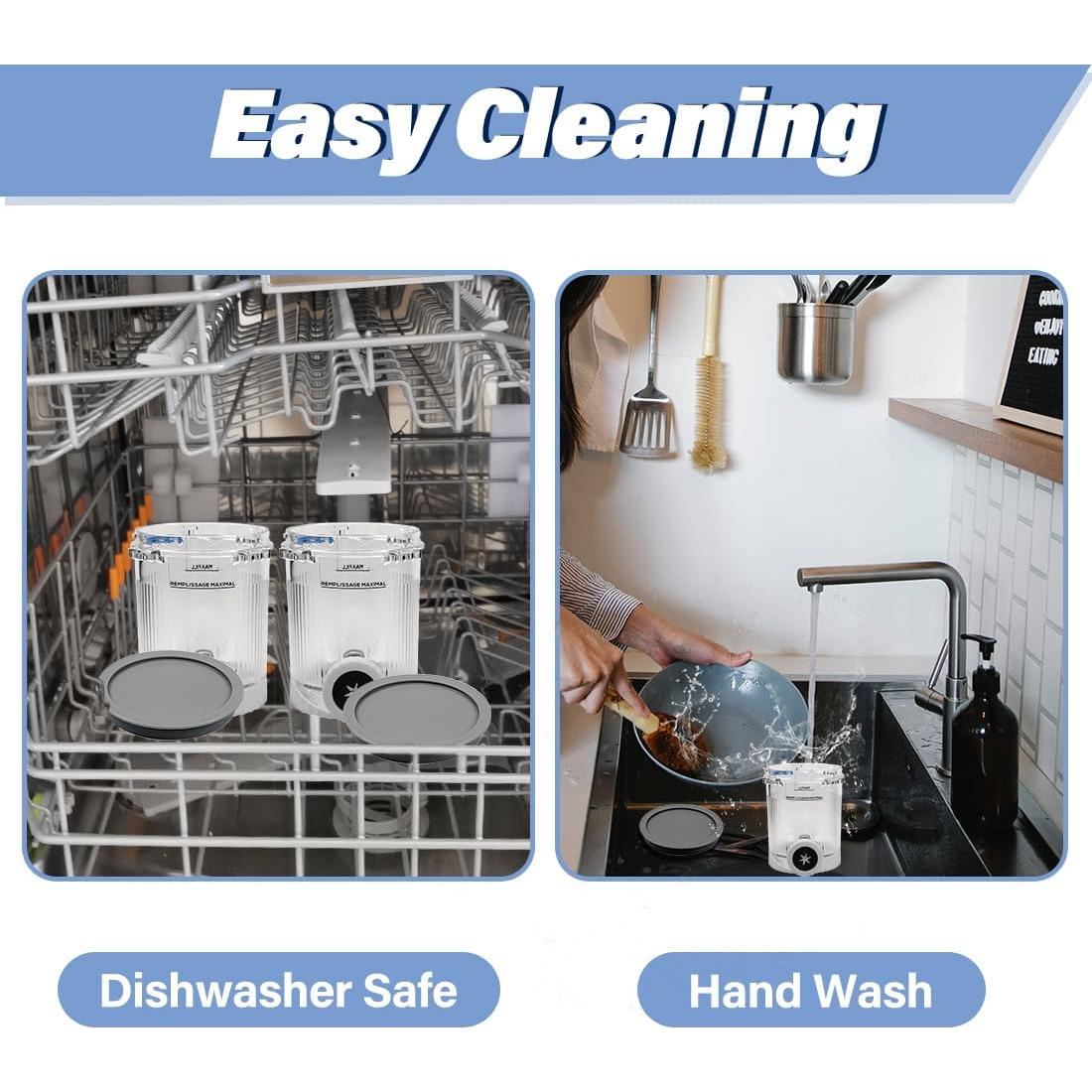 Recipientes de Reemplazo NANOBABY para Ninja Creami Swirl 16oz - Paquete de 4