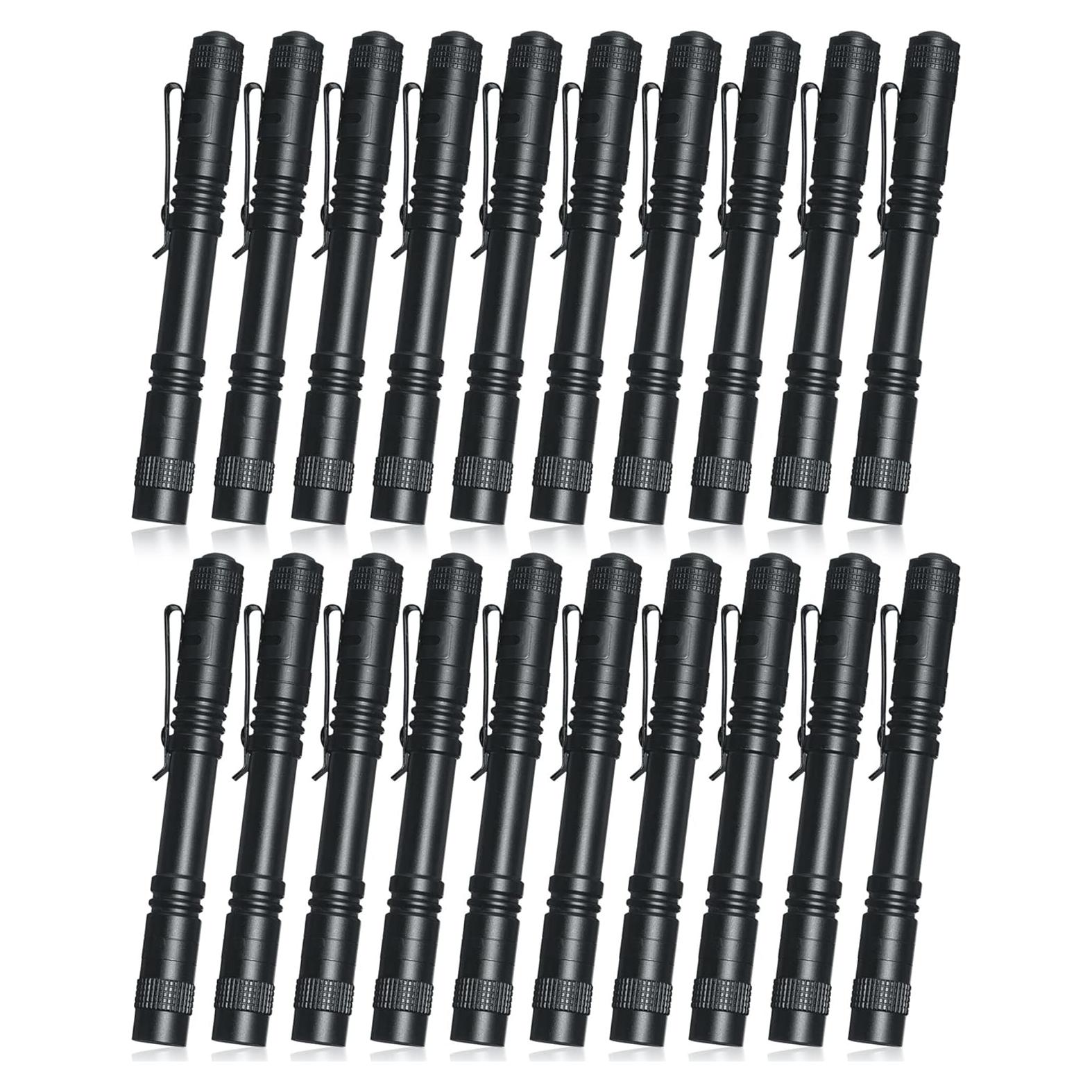 Paquete de 20 Linternas LED Vinsot de Bolígrafo Impermeables