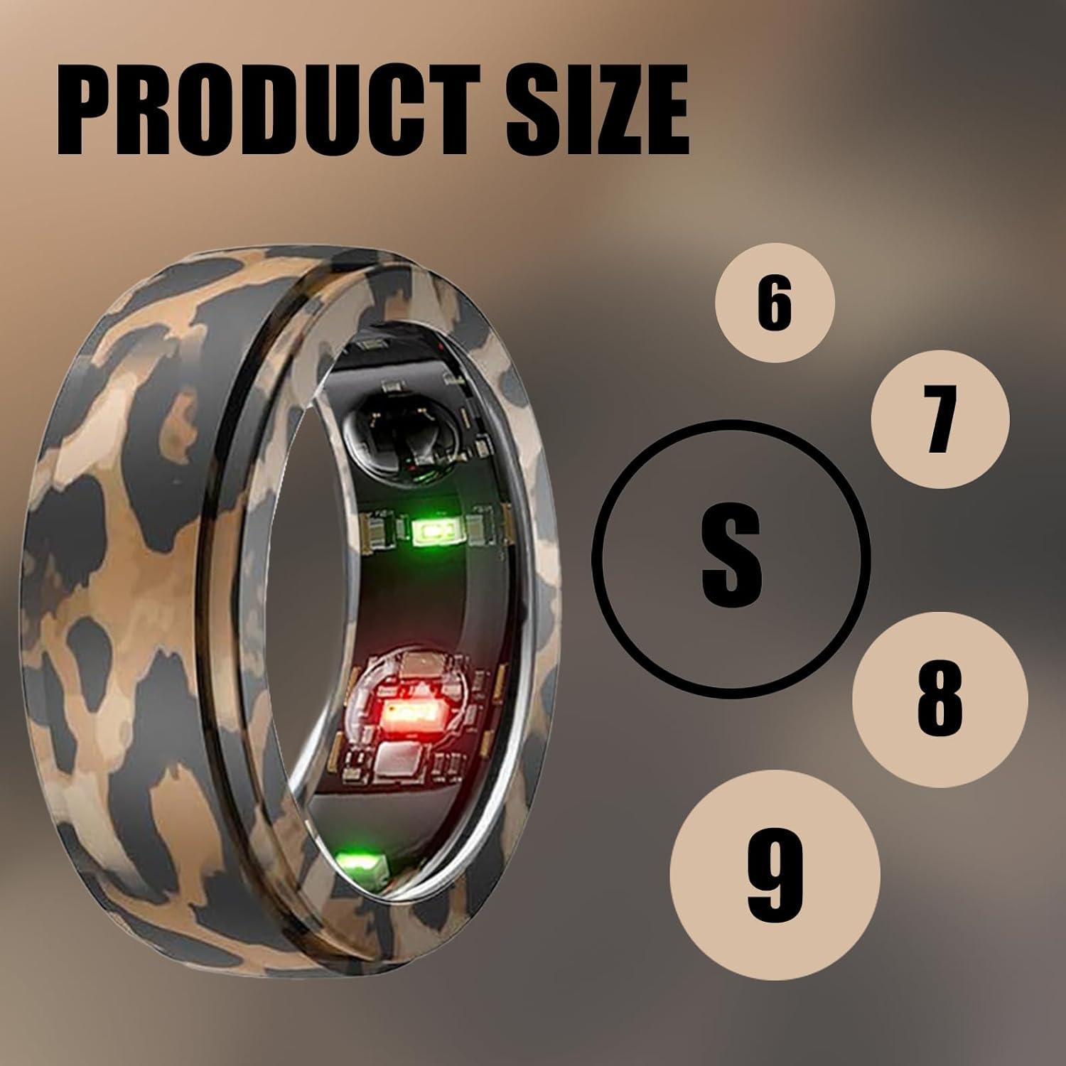 Paquete de 4 fundas de silicona Hyinus para Oura Ring Gen 3 - Tamaño S