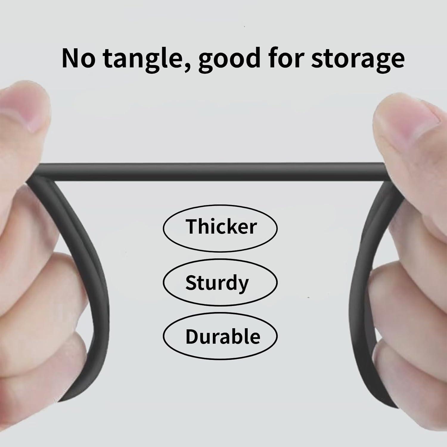 Paquete de 2 Cables de Carga Type-C Xinya 1.0m y 0.6m