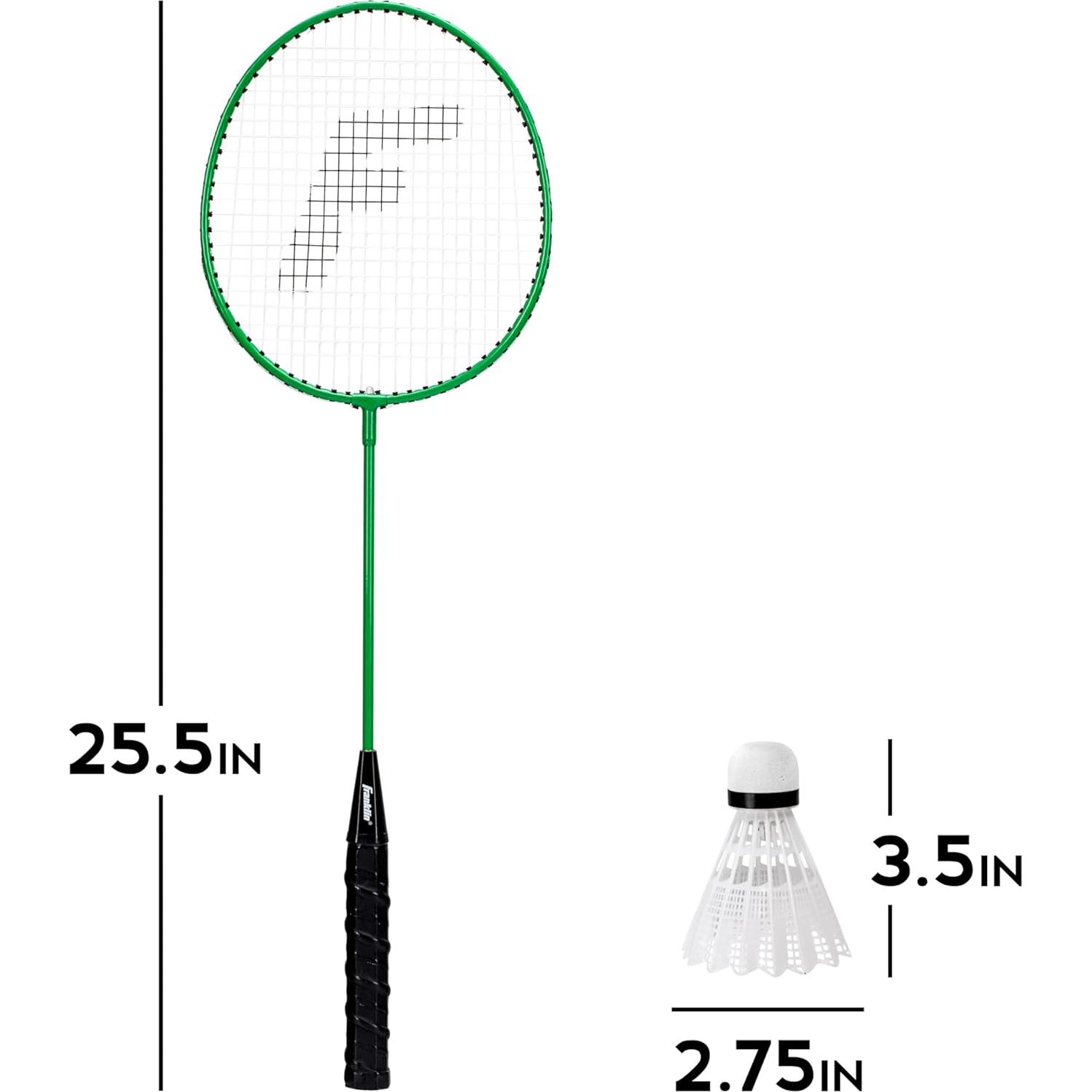 Conjunto de Raquetas de Bádminton Franklin Sports LED 2 Jugadores