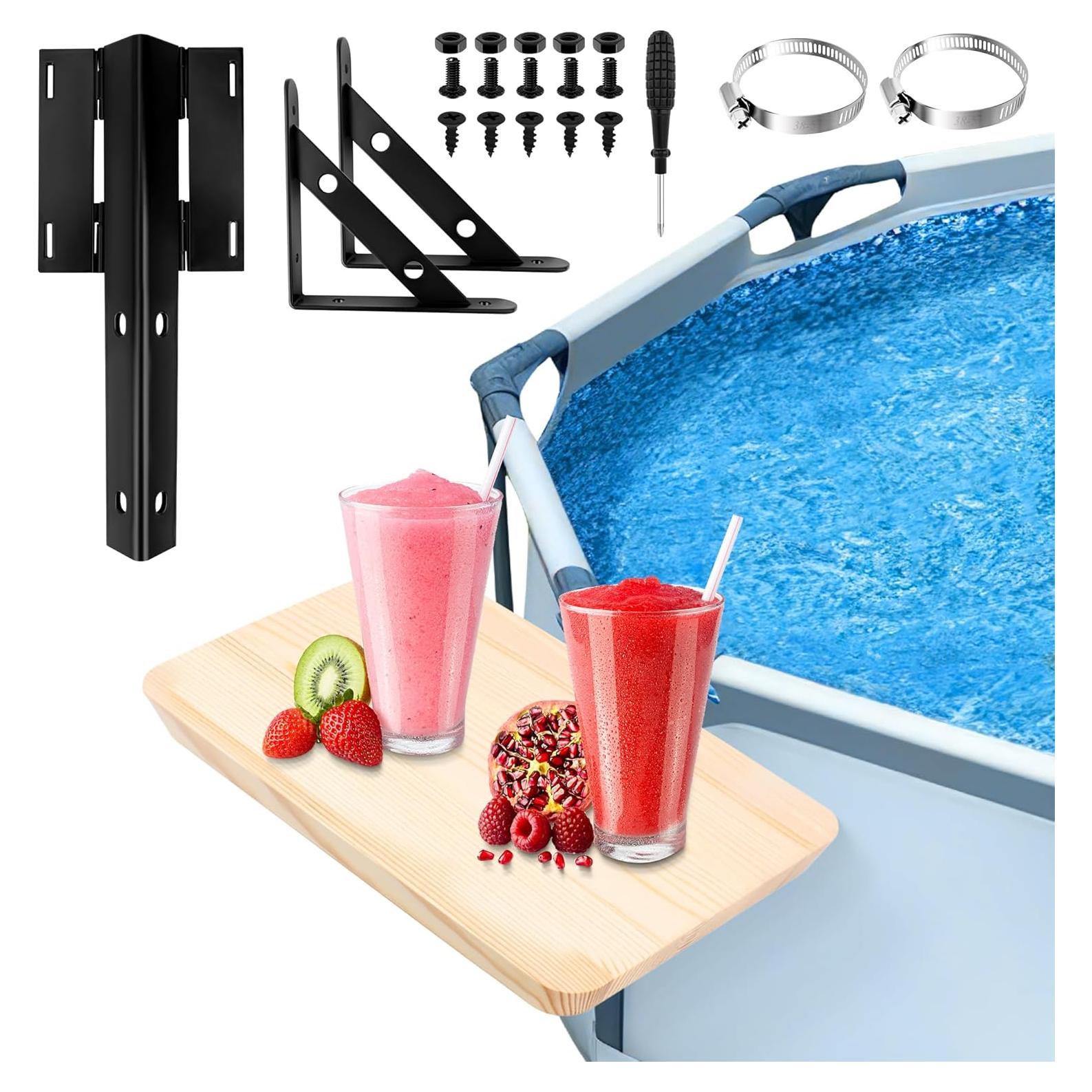 Mesa Lateral para Piscina Anglekai 39.9x24.9cm Ajustable