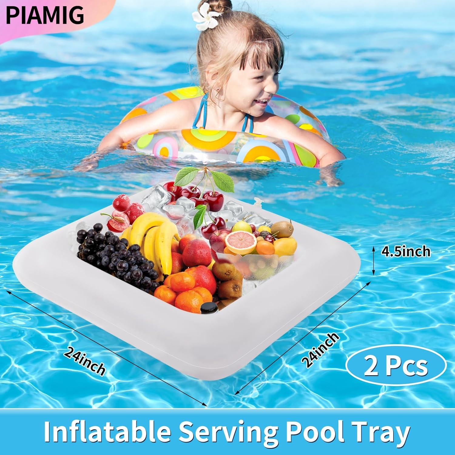 Barra de Servicio Inflable PIAMIG 61x61cm para Fiestas 2 PCS