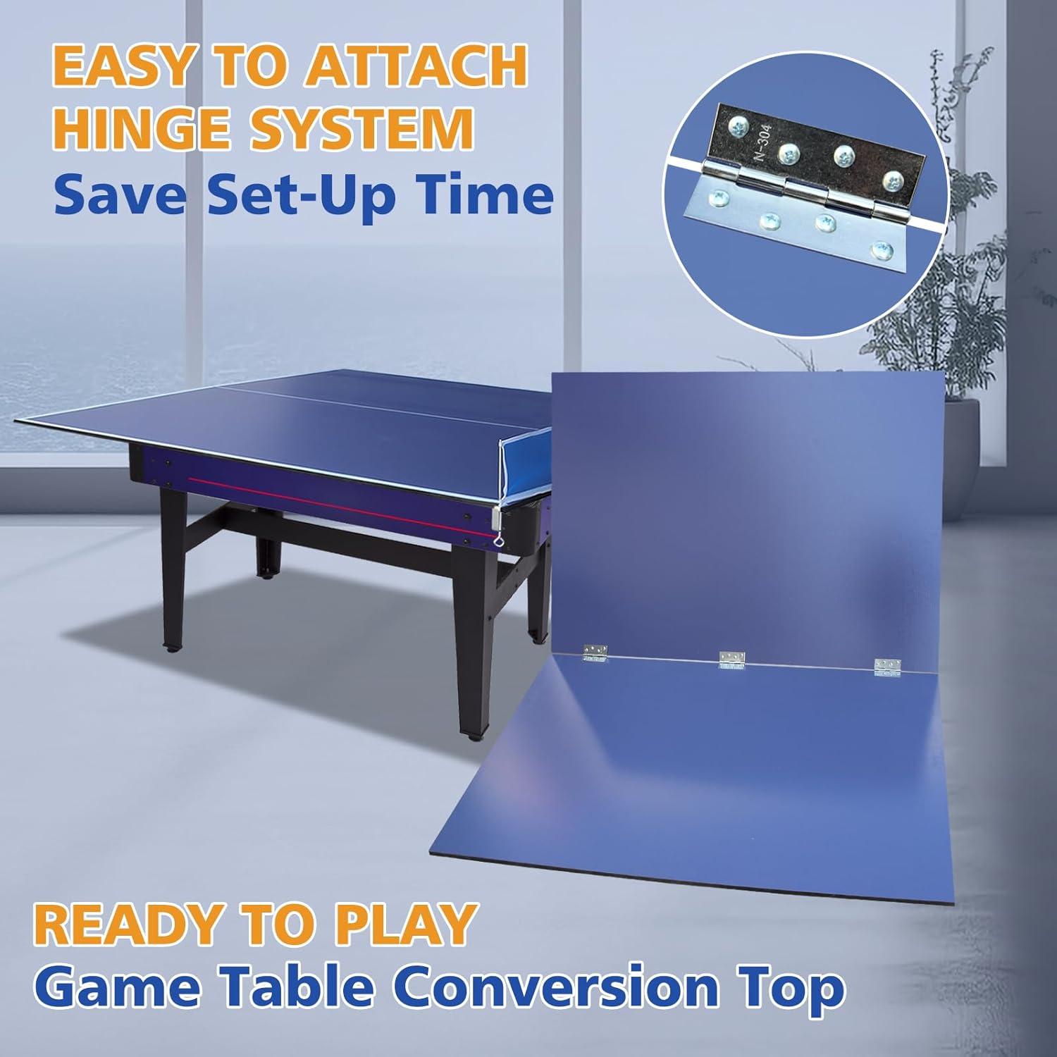 Mesa de Ping Pong Plegable Genérica 180 cm con Red y Acolchado