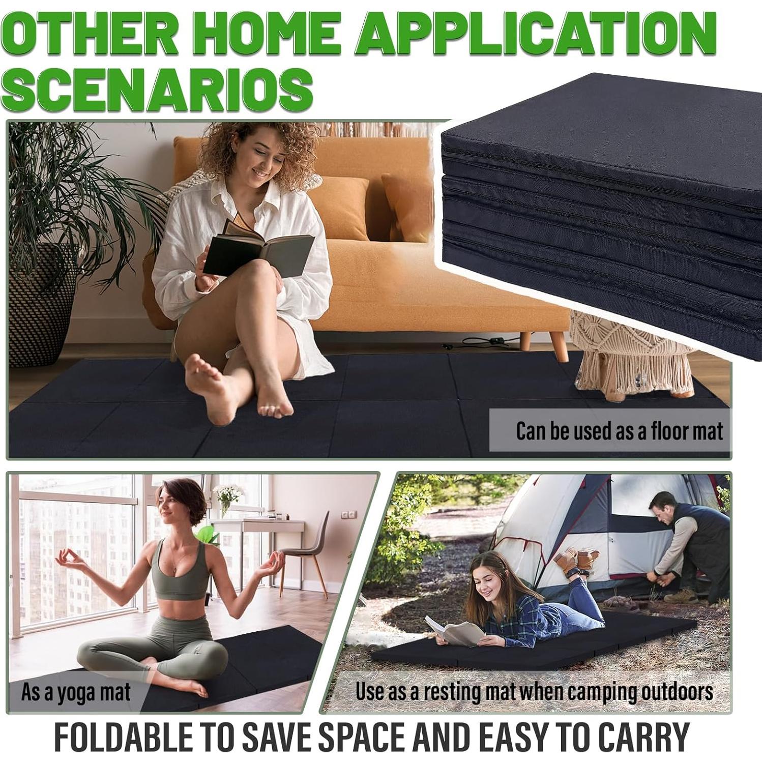 Alfombrilla de Inserción JZHLLA para Mesa de Billar 8 pies