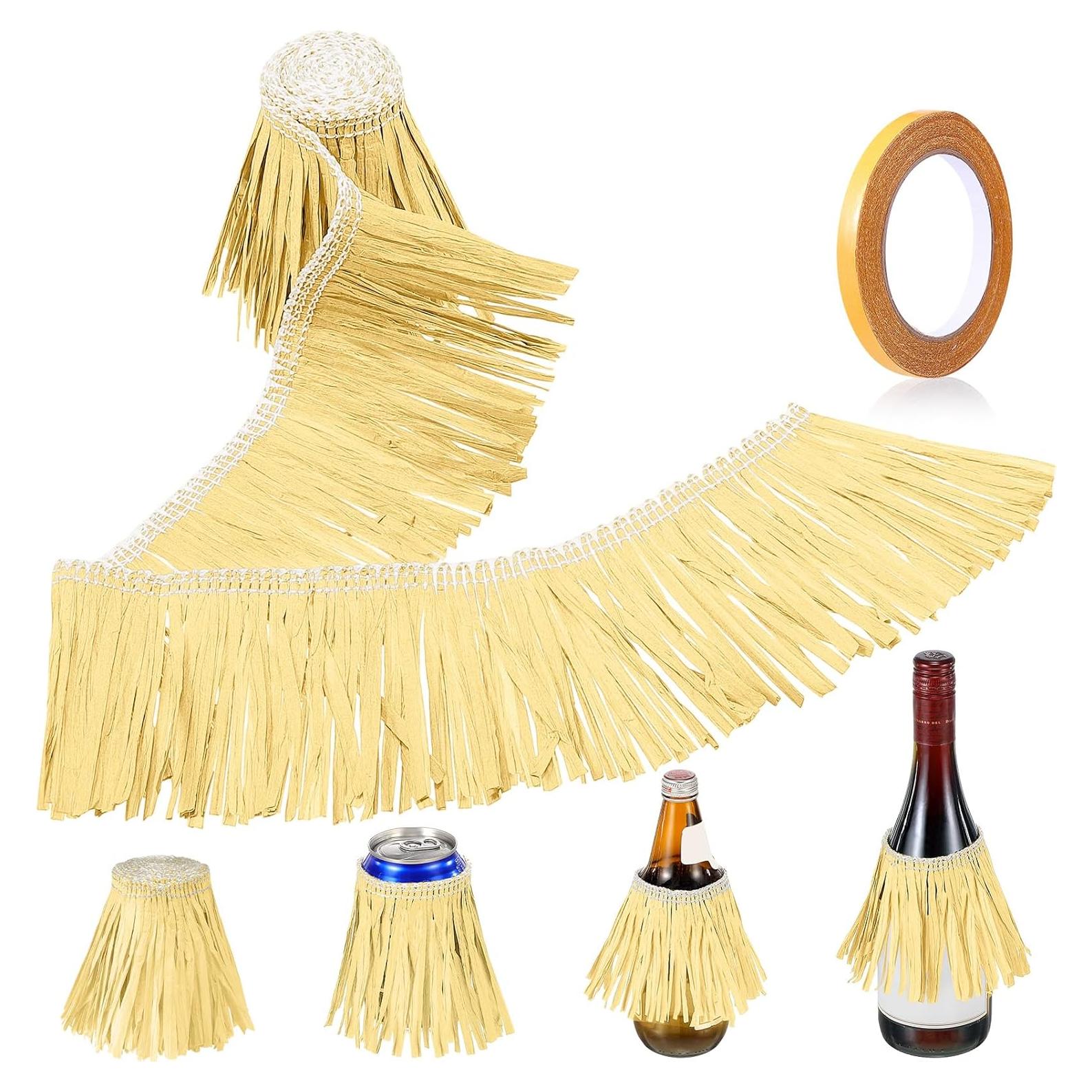 Faldas de Mesa Hawaianas de Papel 4 Rollos 1.19 x 9.14 m