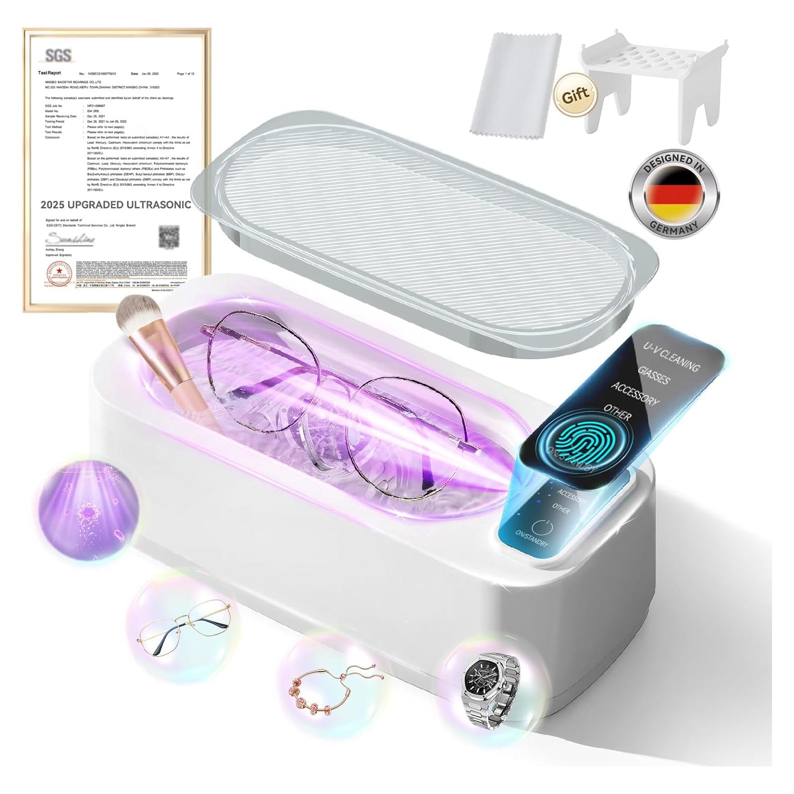 Limpiador Ultrasónico de Joyería VCNFPRO VP005 400ml 55KHz