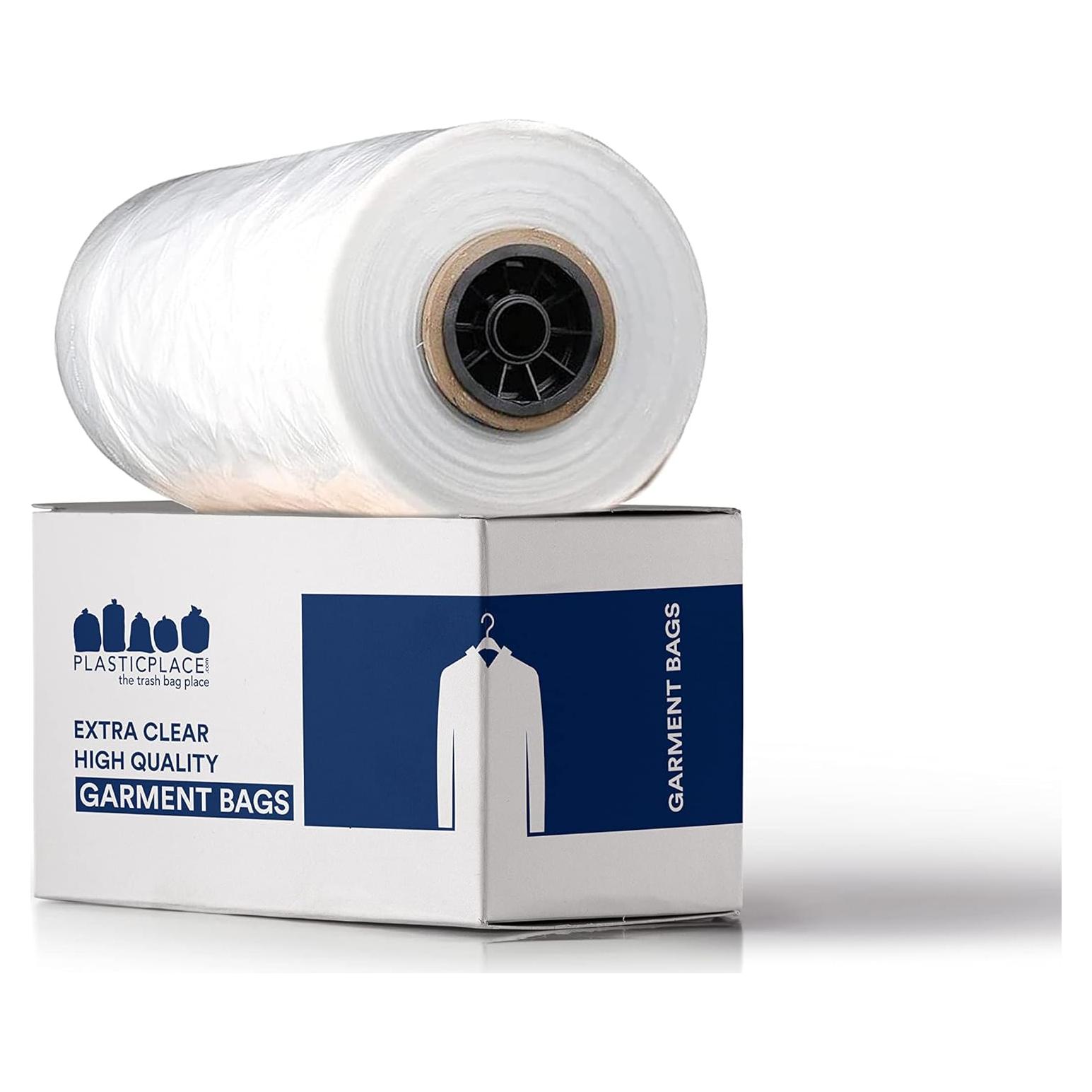 Bolsas de Ropa Transparentes Plasticplace 432 Unidades 53.34x17.78x101.6 cm