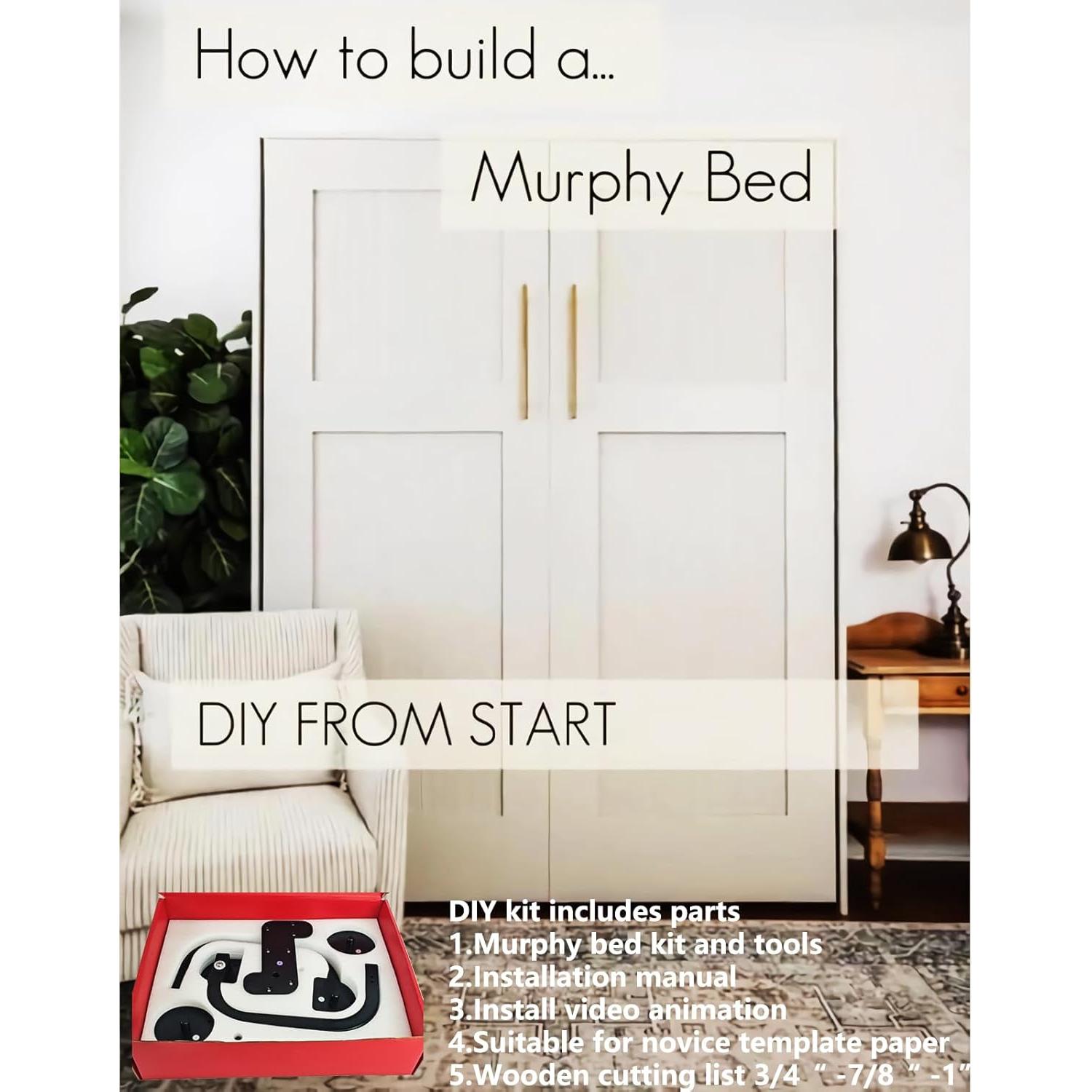 Kit de Hardware para Cama Murphy FleiSleep Doble XL con Resorte Hidráulico