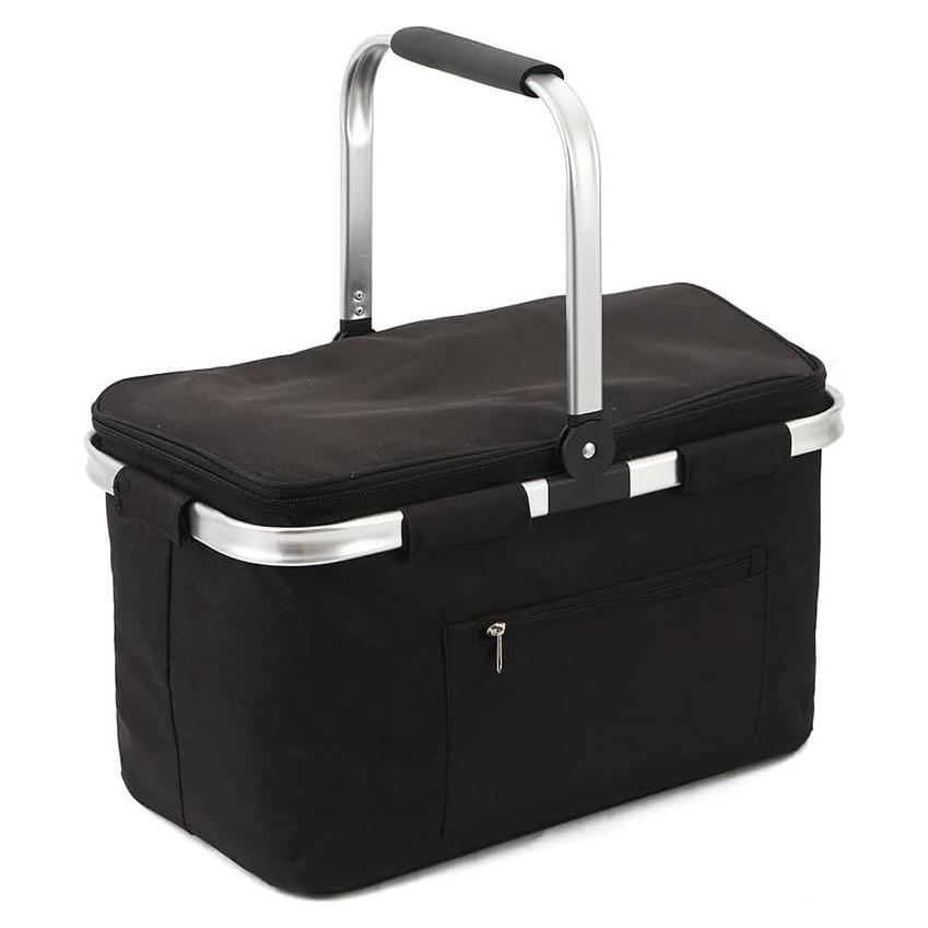Canasta de Picnic Plegable Aislada 30L SNBBGT Negra