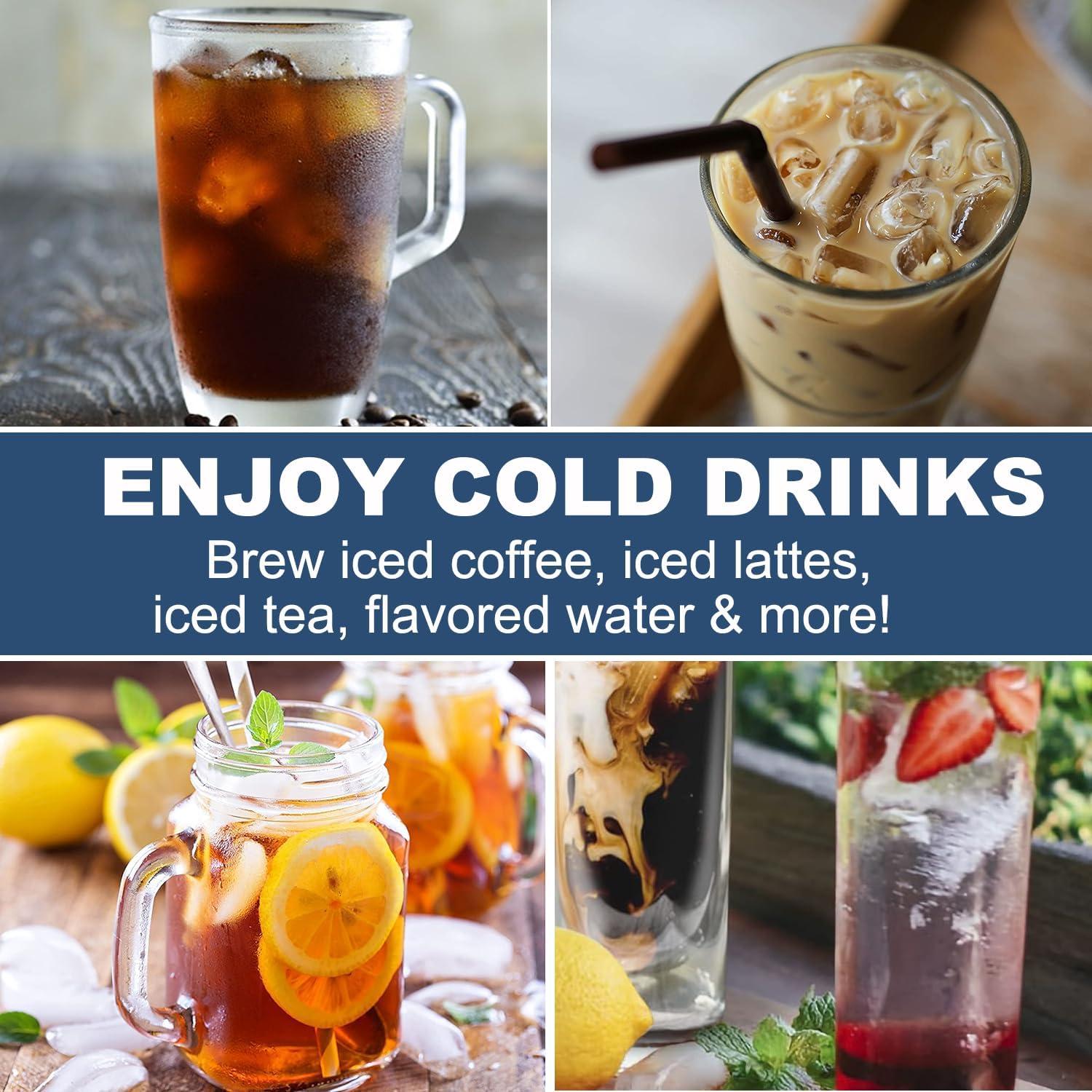 Hacedor de Té Helado Aemego 2.5L con Filtro Reutilizable