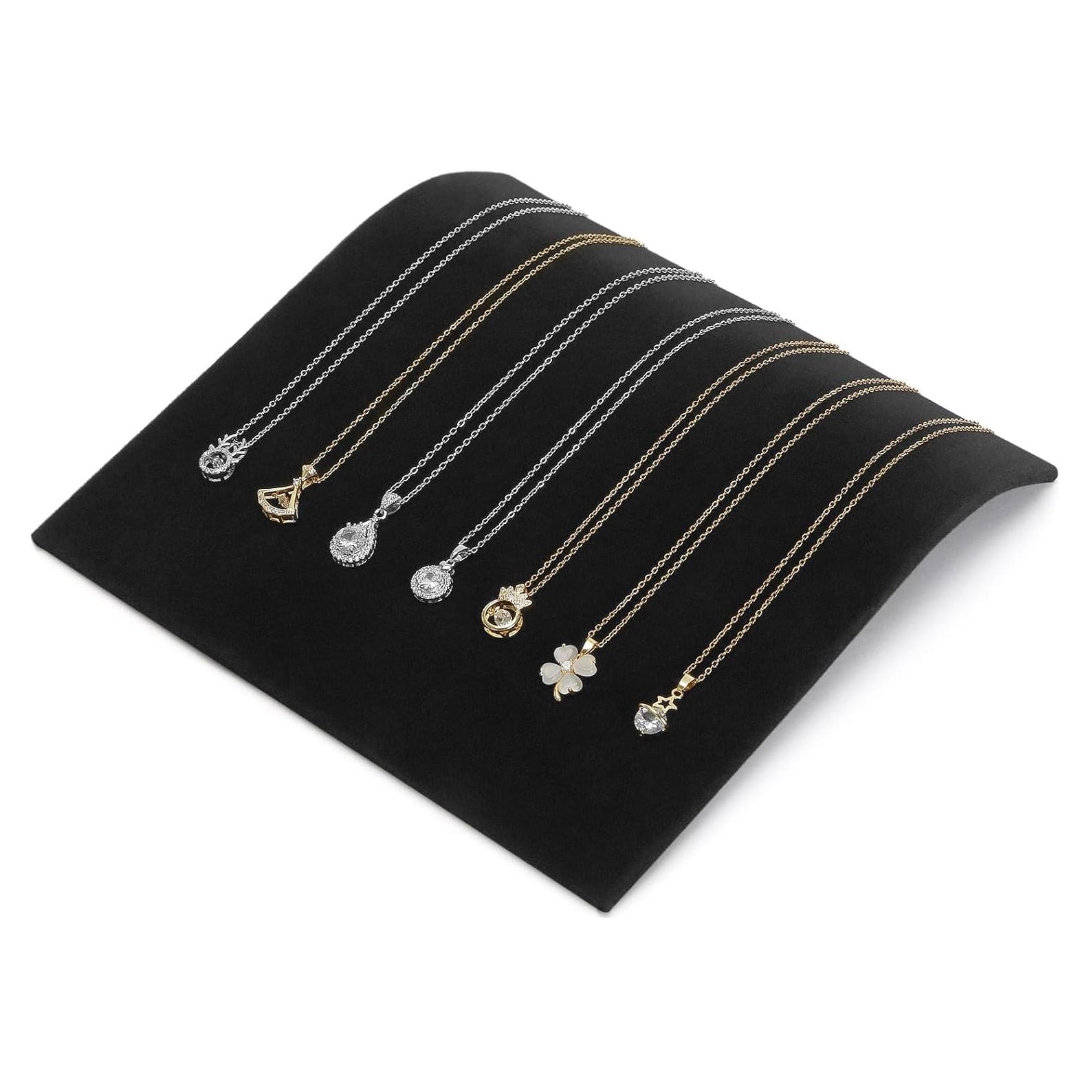 Soporte de Exhibición de Joyería KUKUVR en Terciopelo Negro