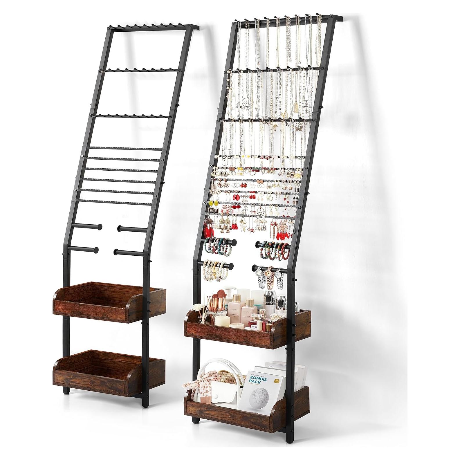 Organizador de Joyería Grande Keebofly con Soporte para Pendientes y Collares