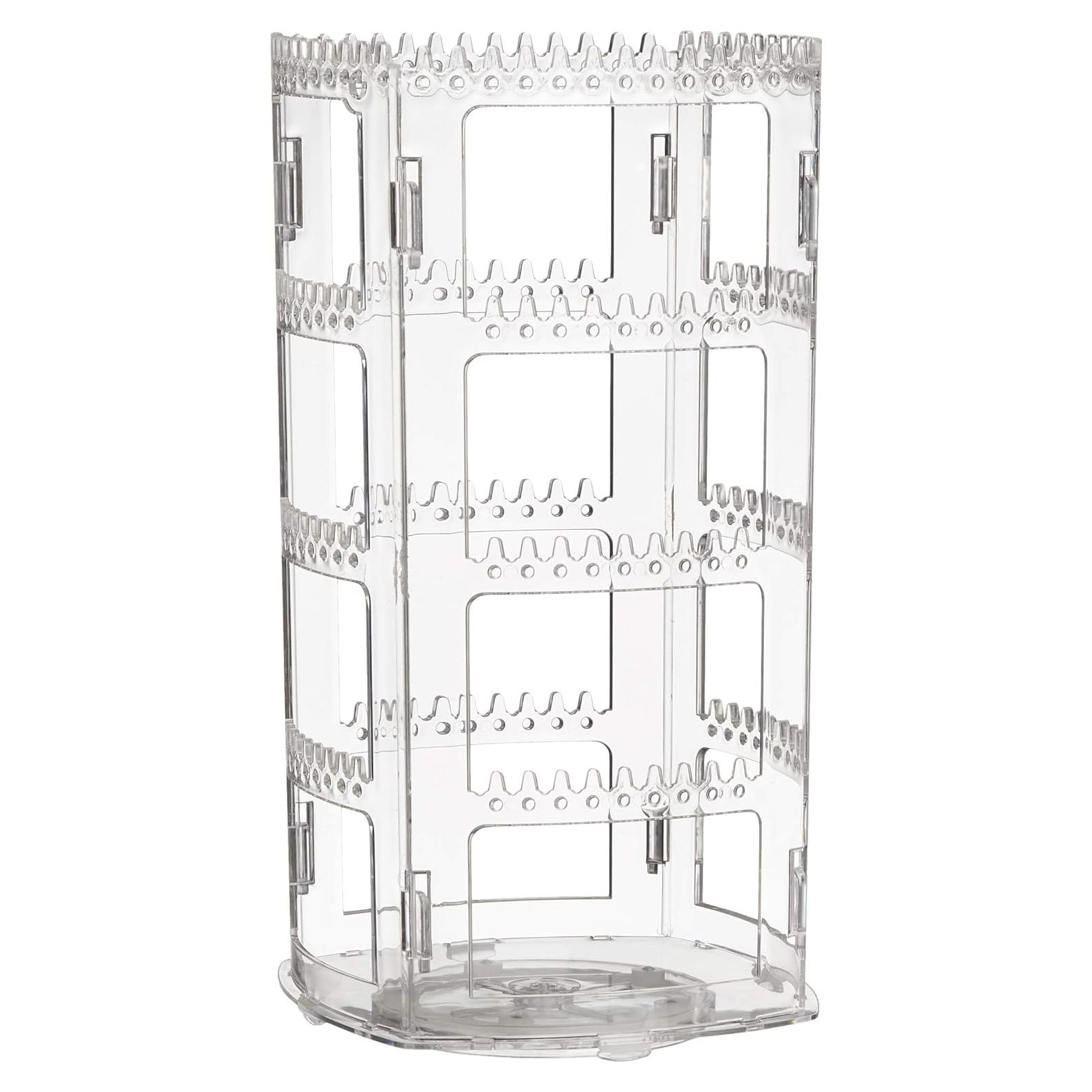 Sooyee Soporte Giratorio para Joyería Transparente 4 Niveles