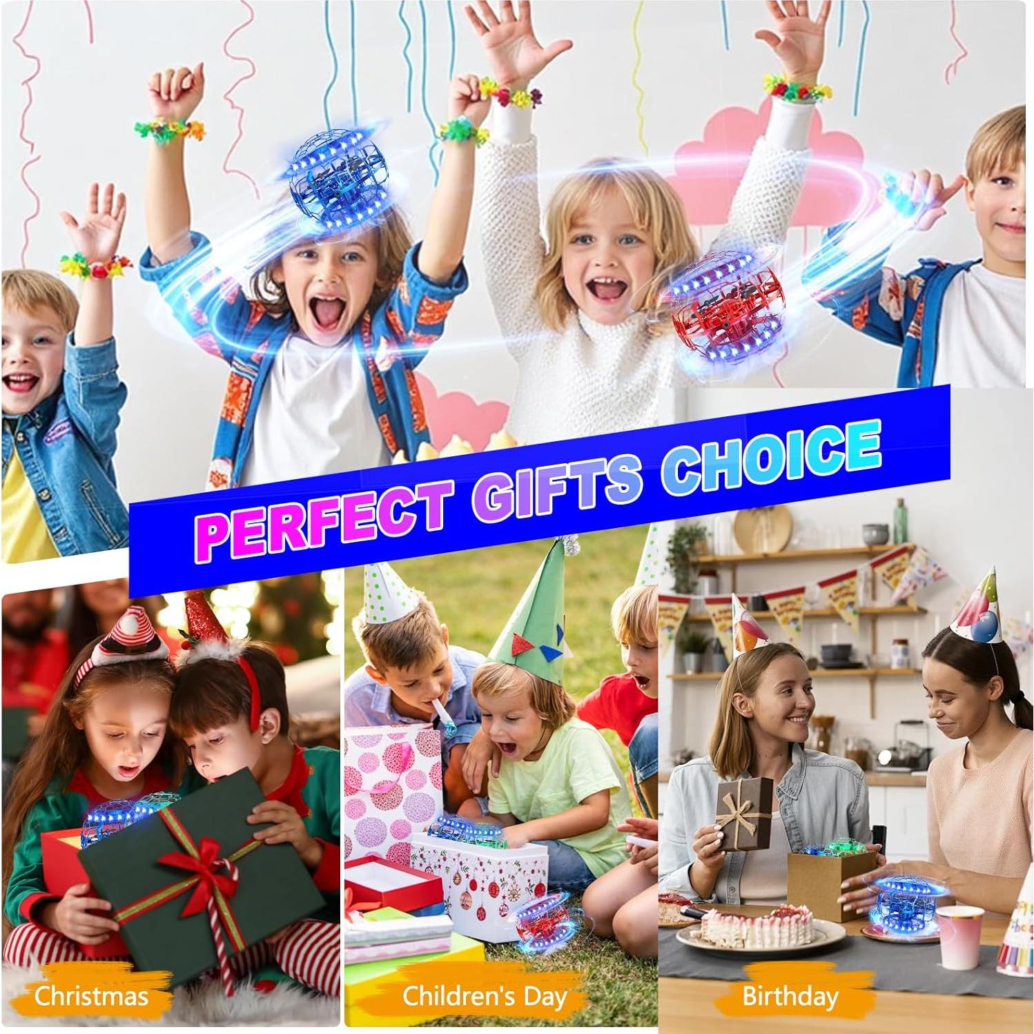 Bola Flotante 2025 Genérico Azul Dron Control Remoto 360°