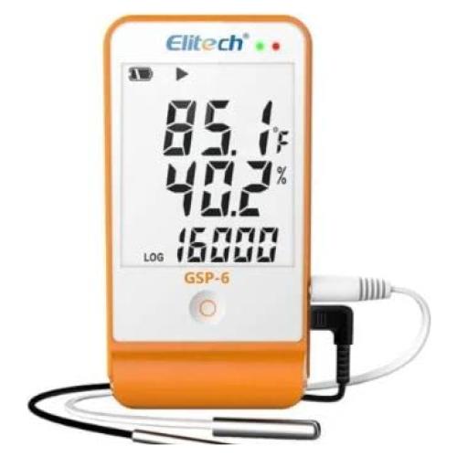Registrador de Datos Elitech GSP-6G Temperatura y Humedad