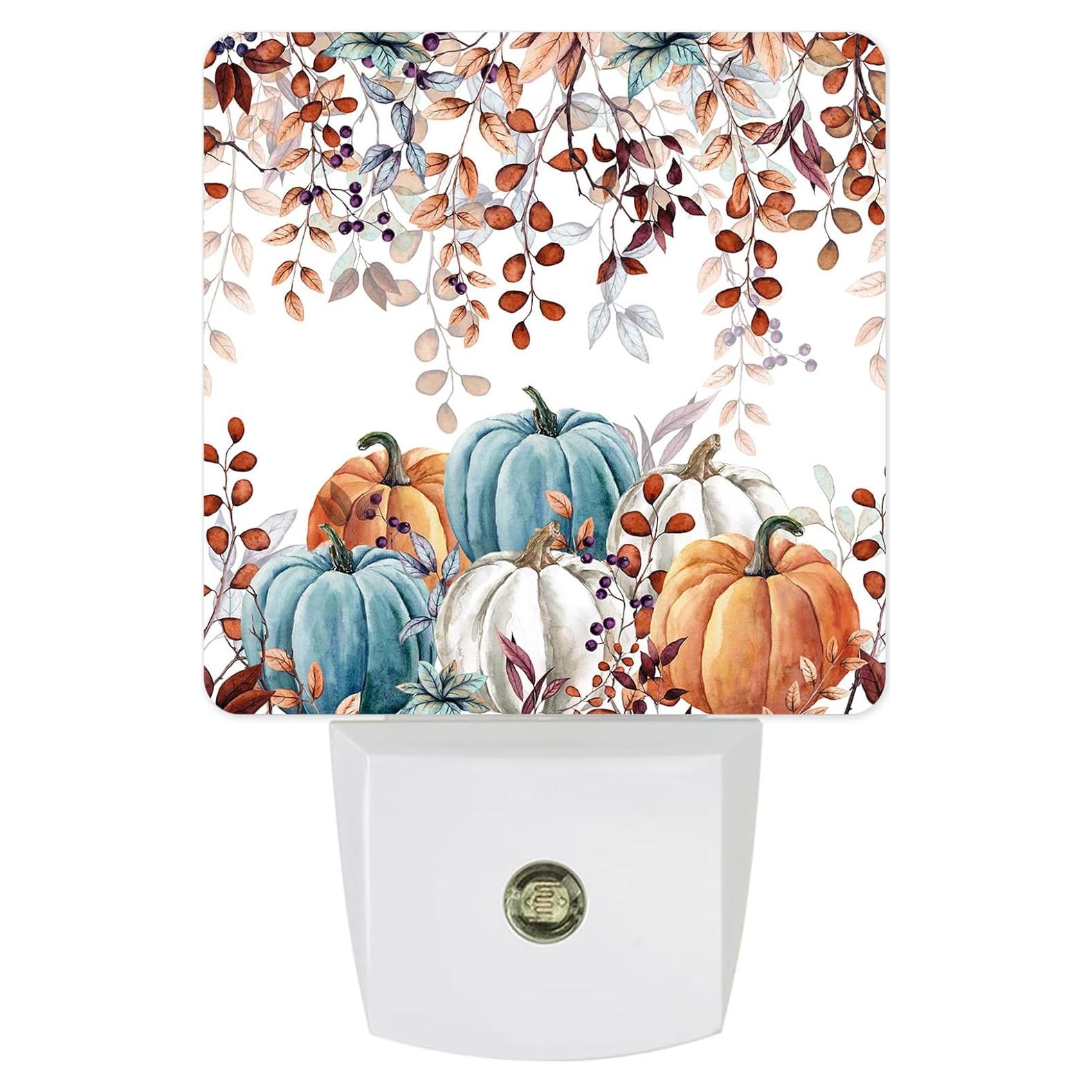 Luz Nocturna LED Calabaza Home L6 con Sensor Automático