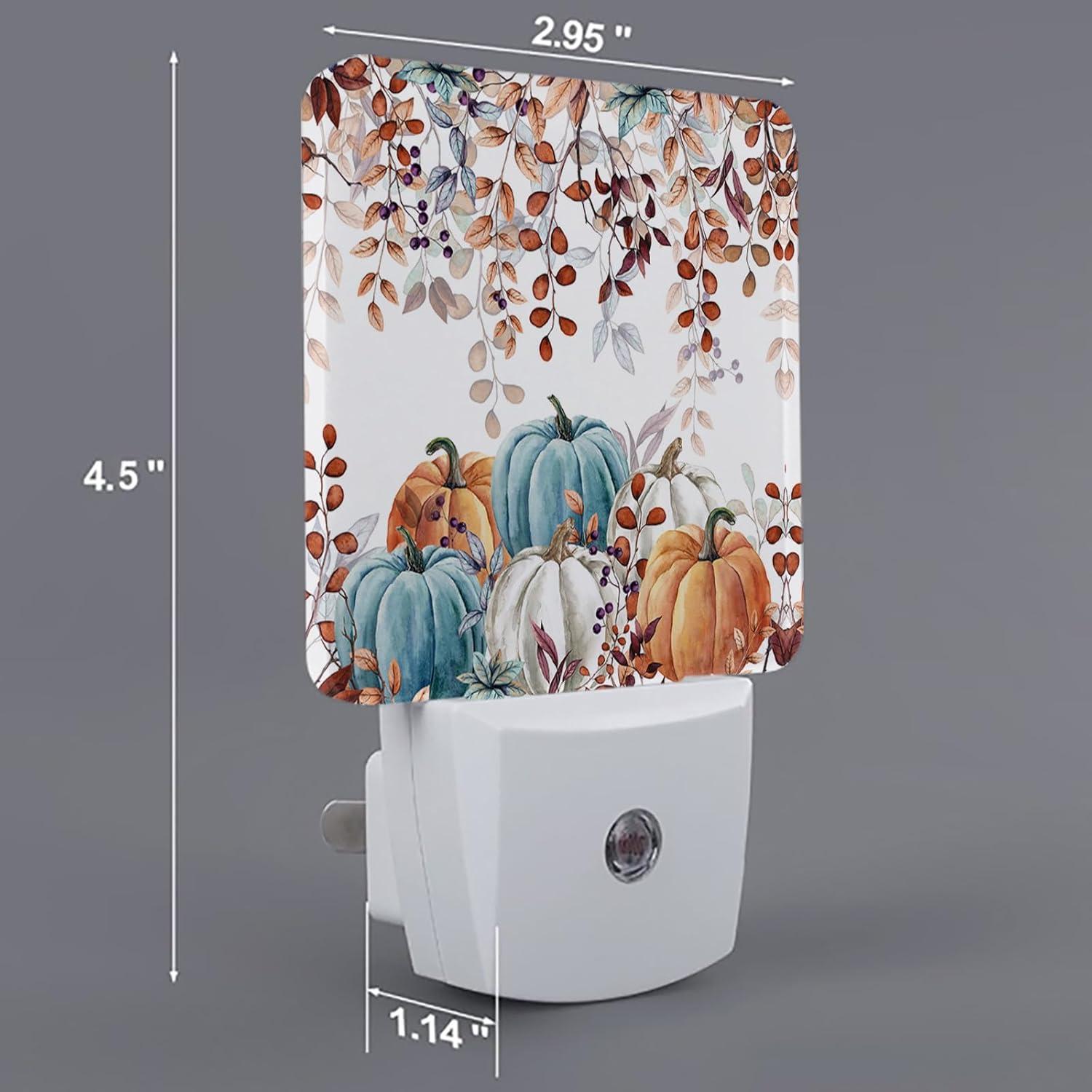 Luz Nocturna LED Calabaza Home L6 con Sensor Automático