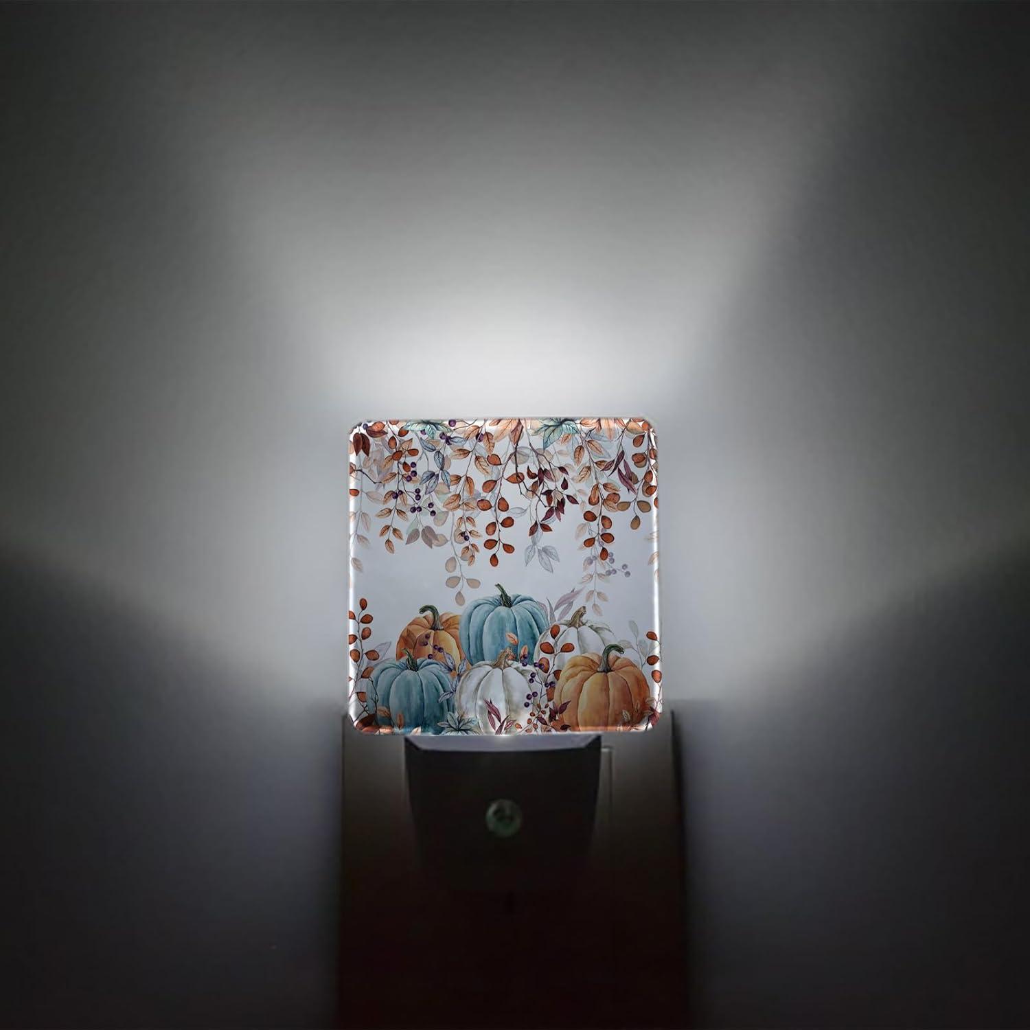 Luz Nocturna LED Calabaza Home L6 con Sensor Automático