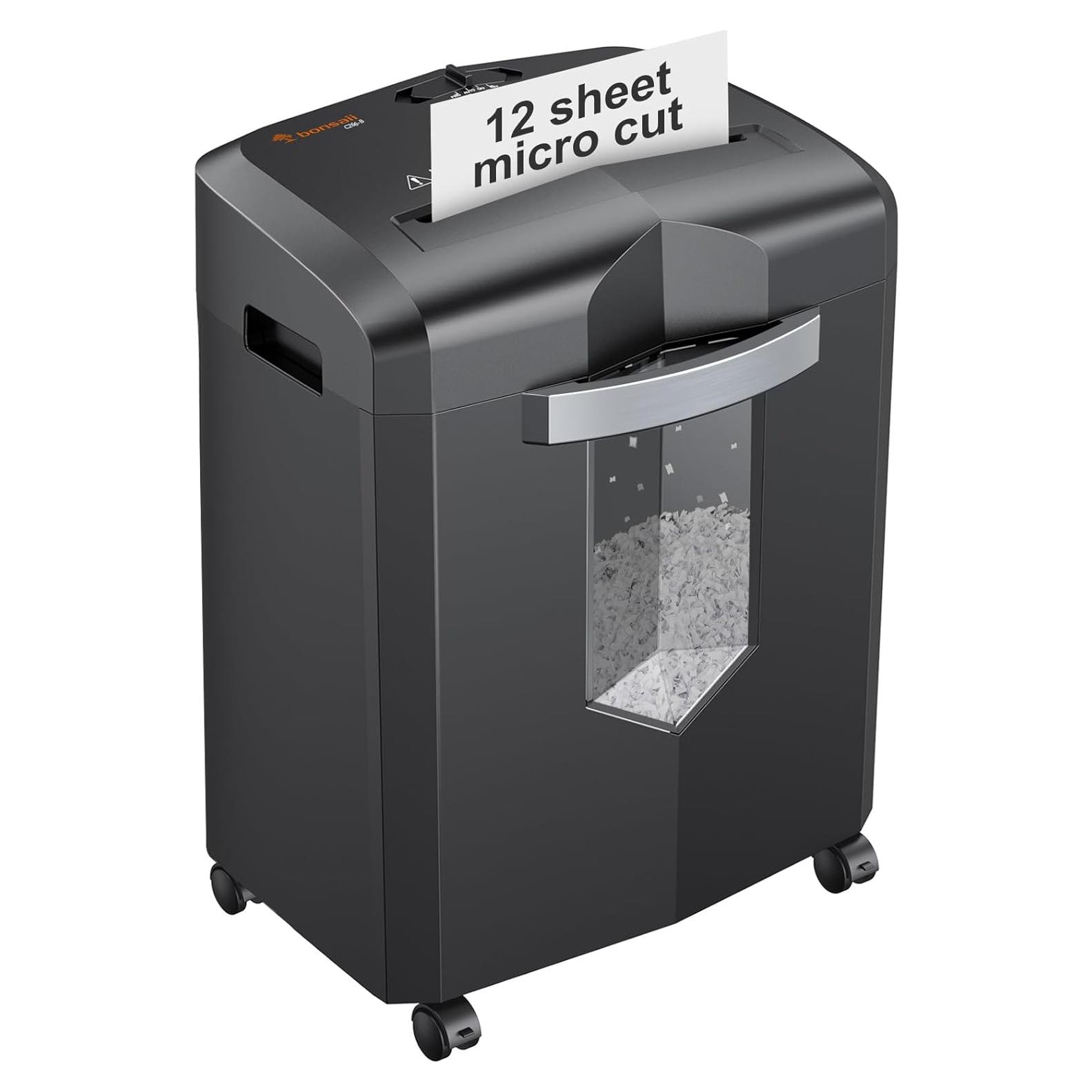 Bonsaii Trituradora de Micro Corte 12 Hojas P-4 60 Minutos