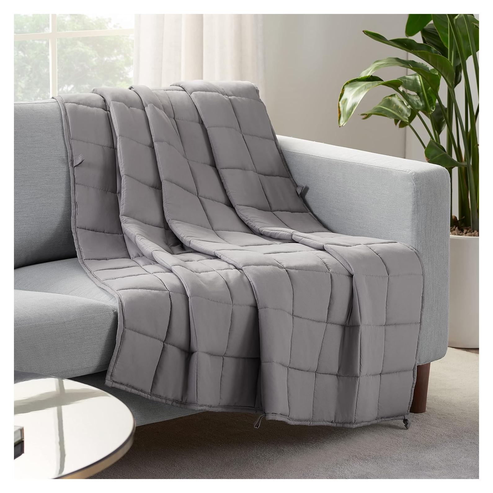 Manta Pesada Serta Zen Rest 4.54 kg 122x183 cm Gris