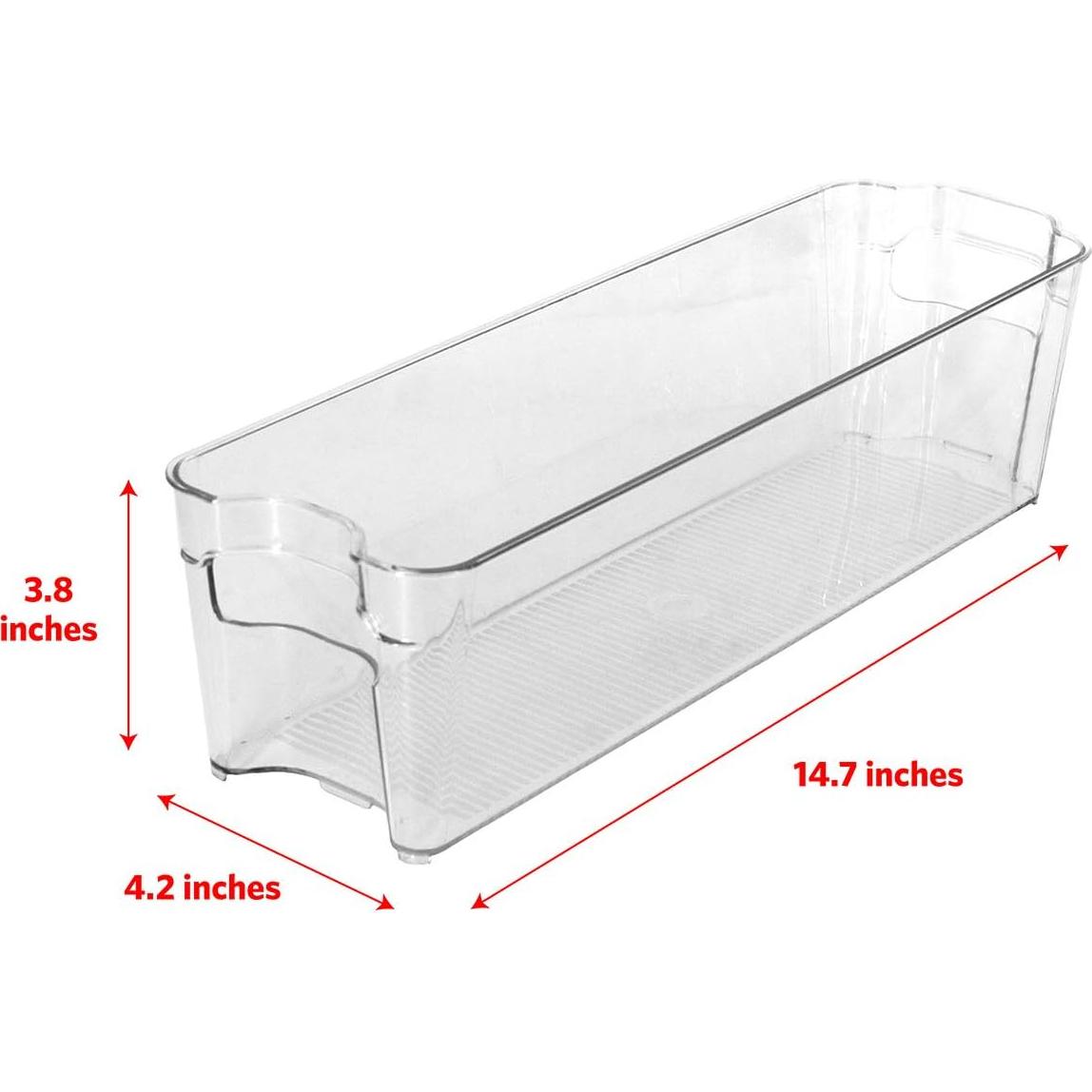 Contenedor Organizador de Plástico Glad 36.8x10.7x10.2 cm
