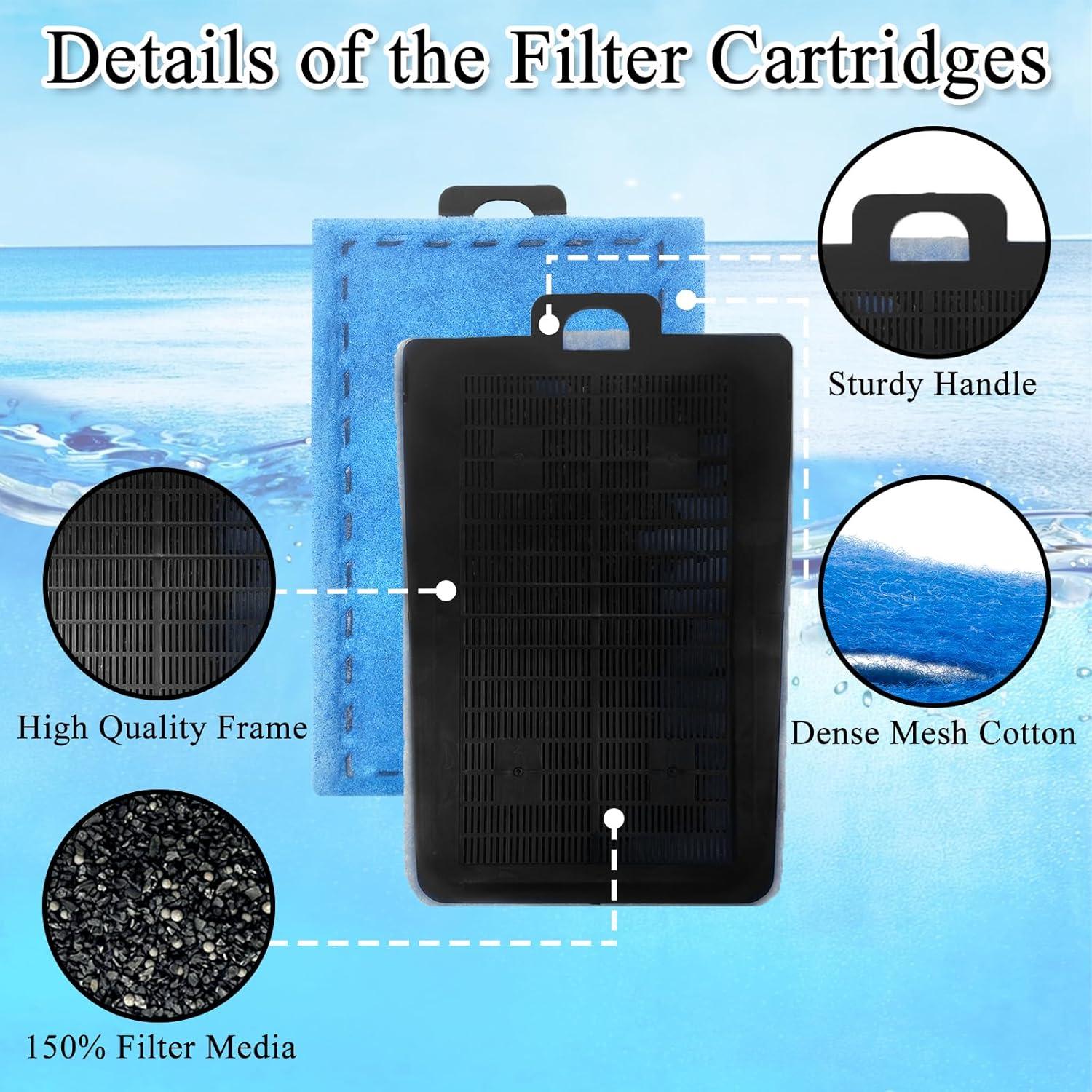 Paquete de 3 Cartuchos de Filtro E Driamor para Acuario