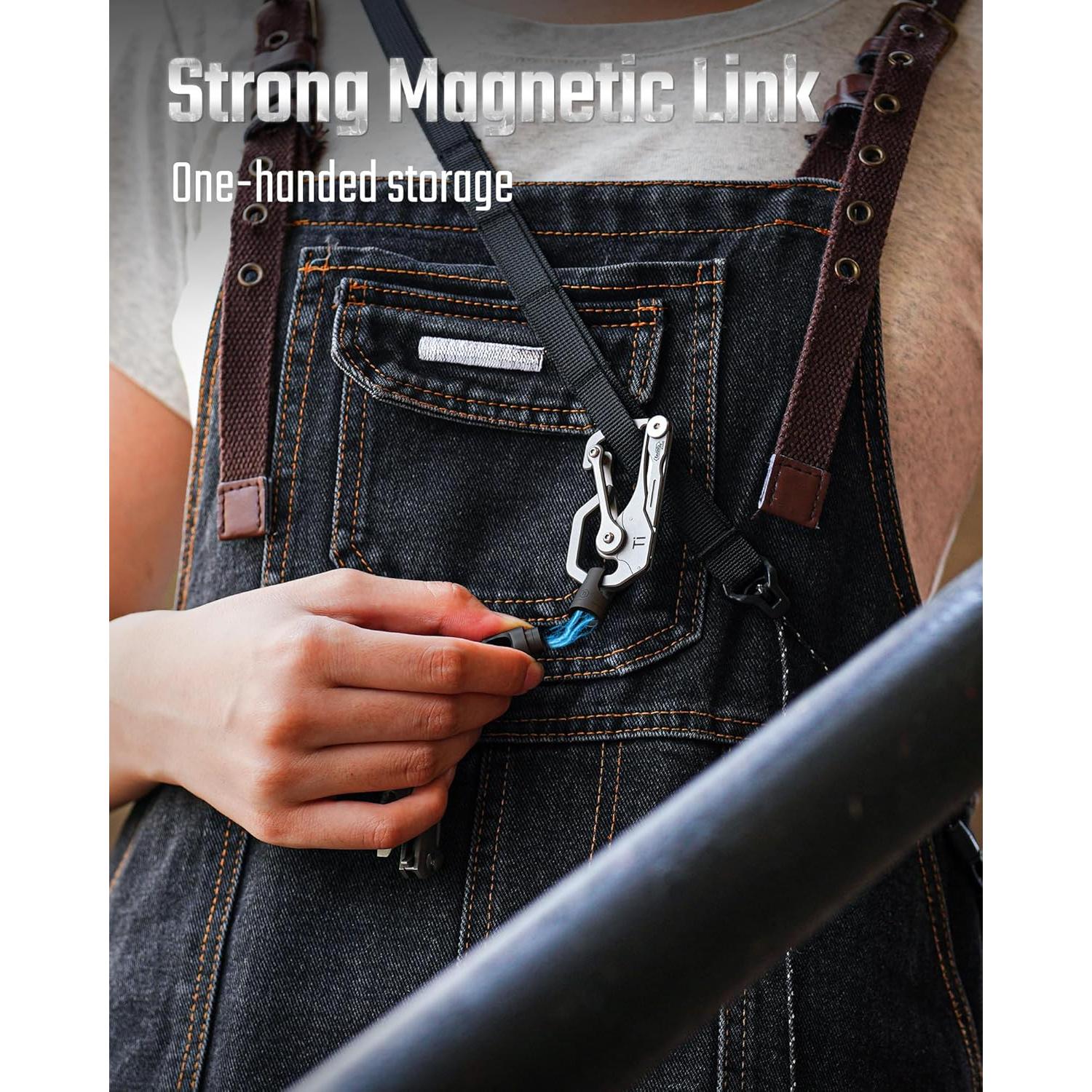 Conector de Llave Magnético KeyUnity KA45 de Titanio 9.07 kg