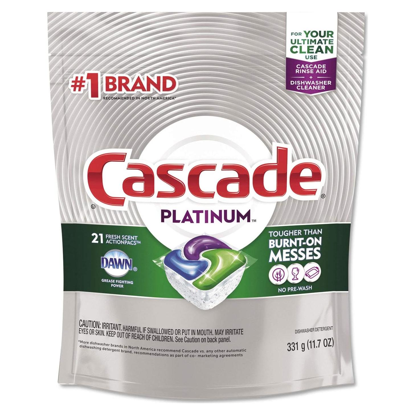 Detergente Platinum ActionPacs Procter & Gamble 1 Cuenta 370g