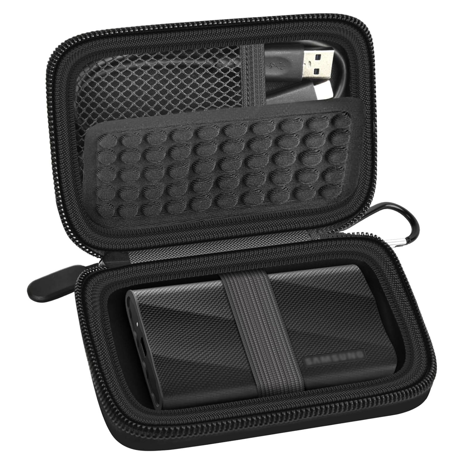 Funda Organizador para SSD Samsung T9/T7 1TB 2TB 4TB Negra