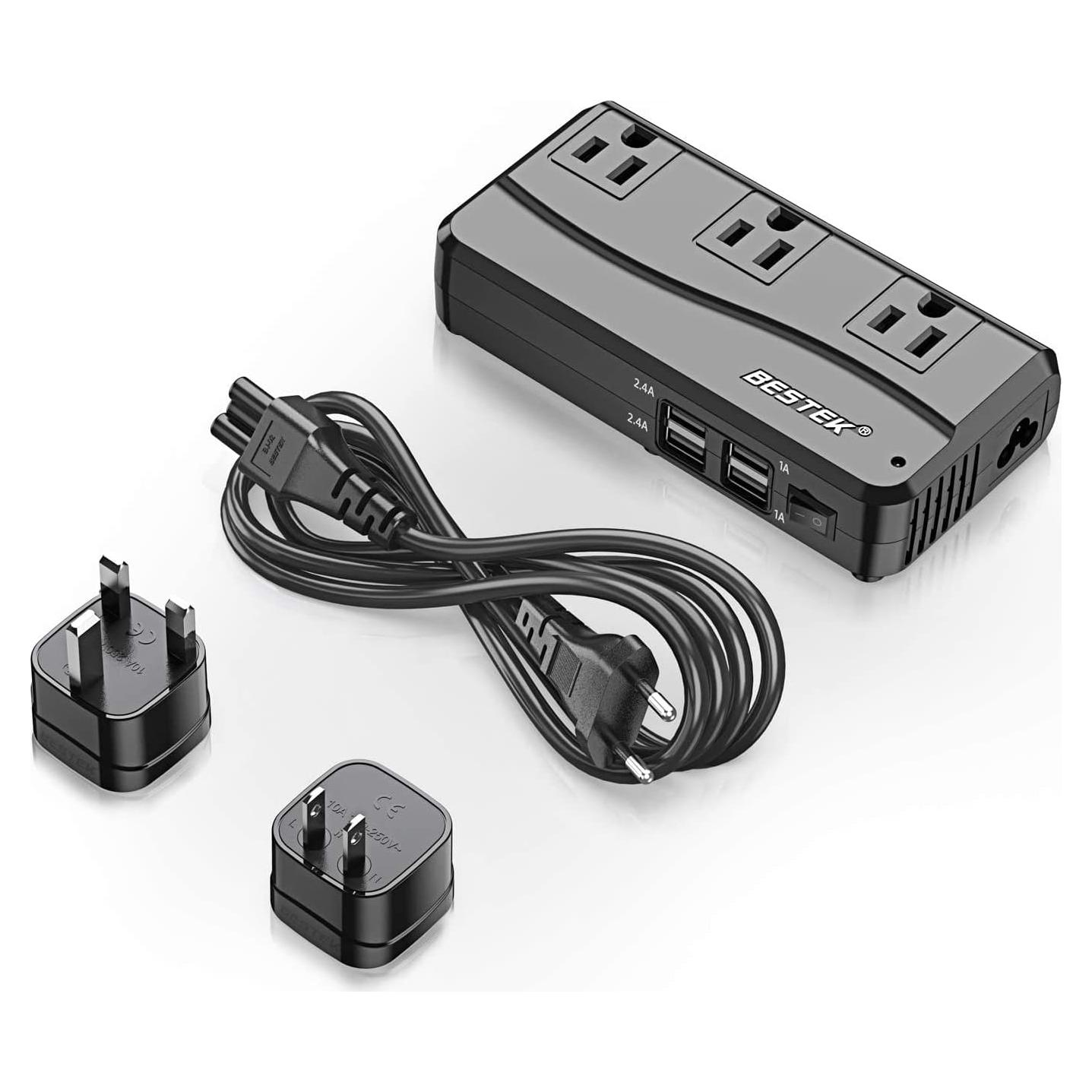 Adaptador de Viaje Universal BESTEK 220V a 110V con USB