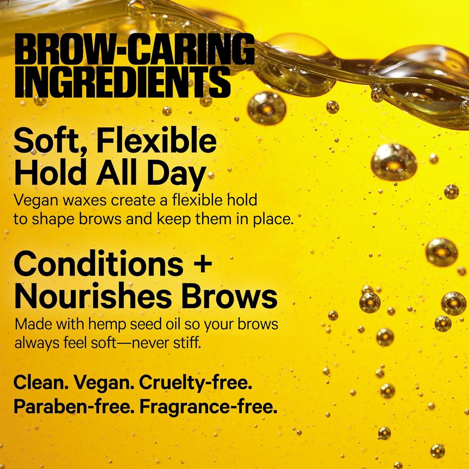 Gel de Cejas KUSH Milk Makeup - Voluminizador Transparente 17.86g