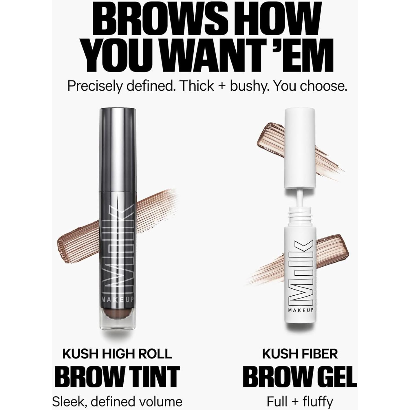 Gel de Cejas KUSH Milk Makeup - Voluminizador Transparente 17.86g